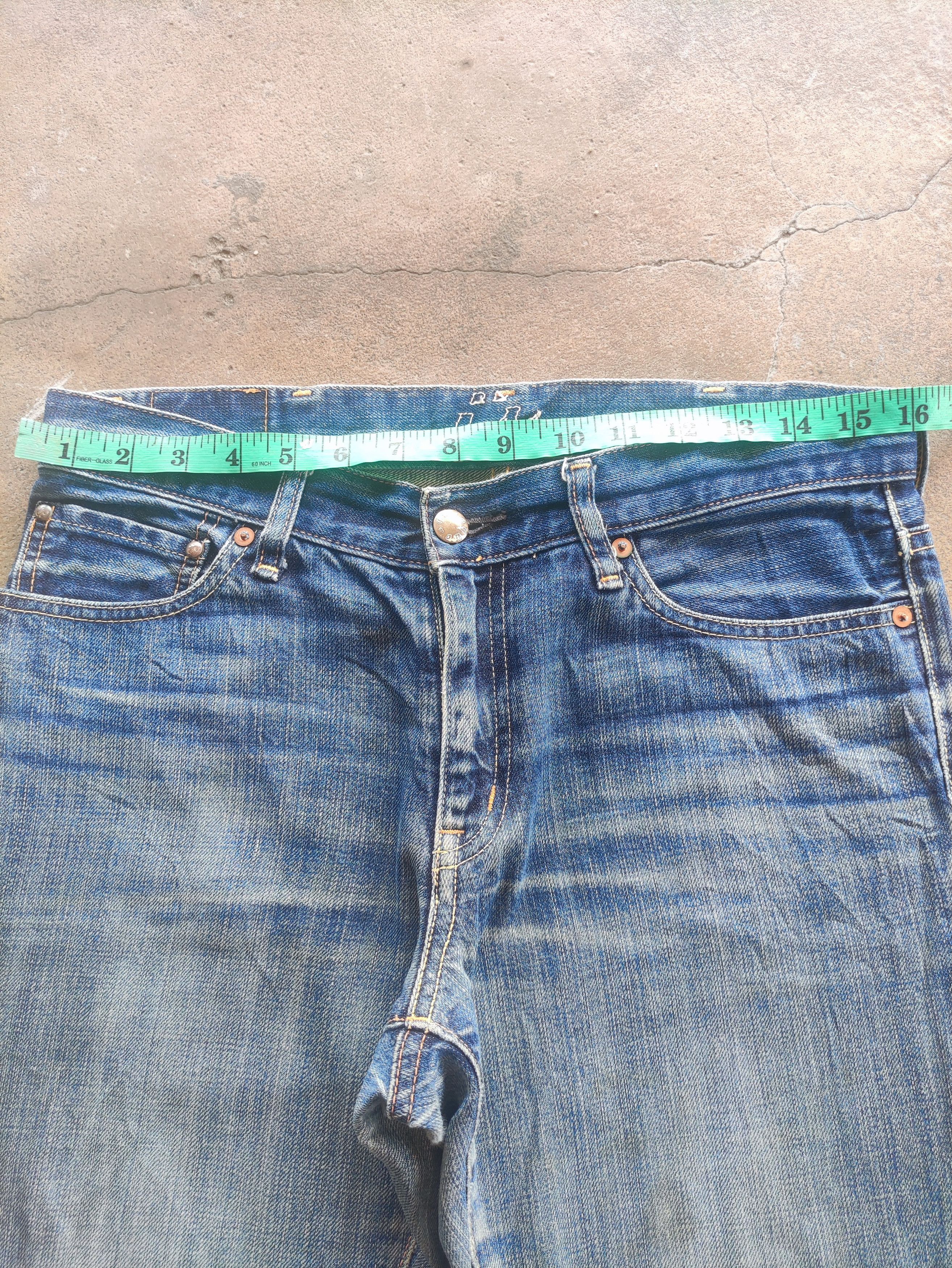 Japanese Brand × Jean × Vintage Vintage Caqu Japan Brand Distressed Jean Faded Pants Ripped Size US 33 - 5 Thumbnail