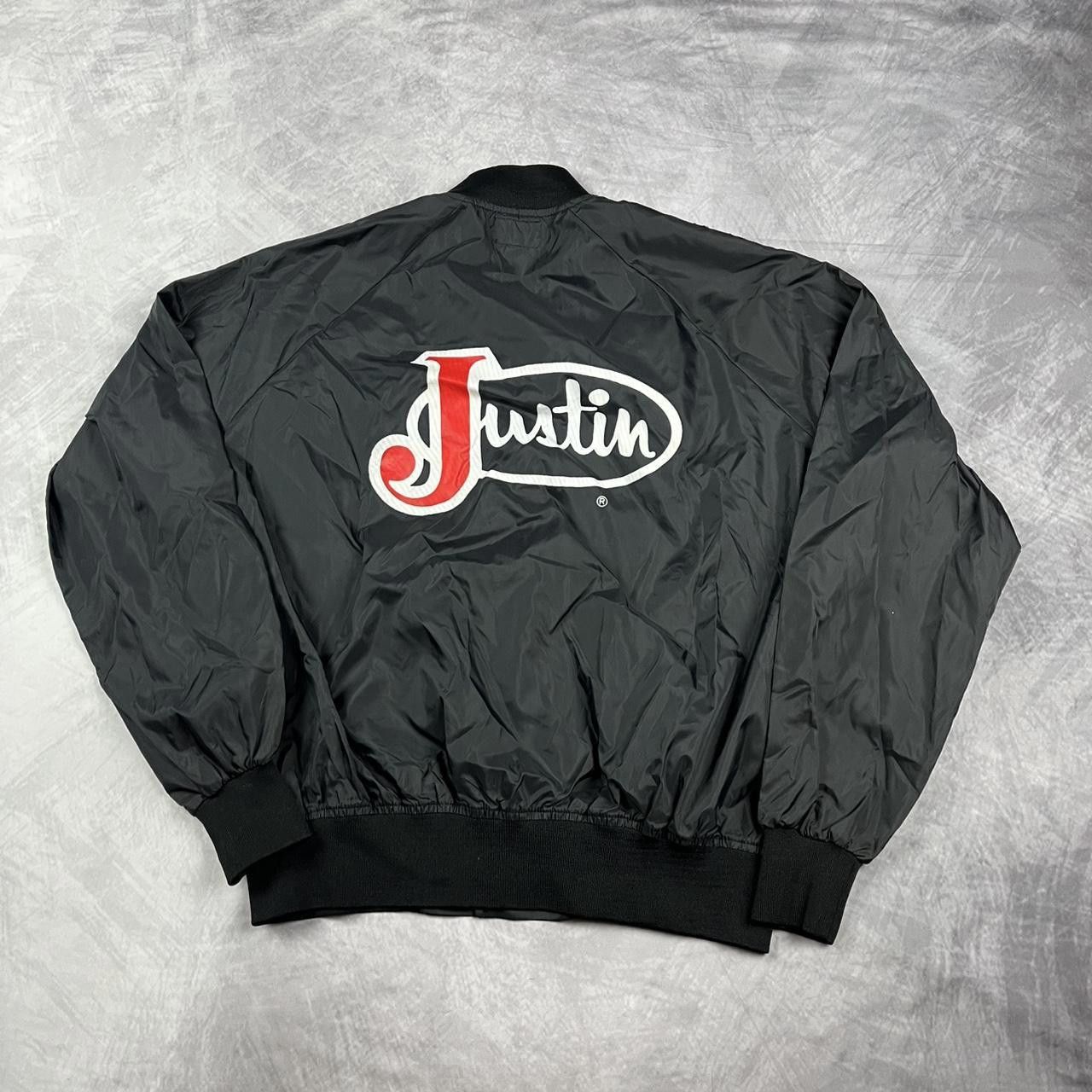 Designer Vintage Justin windbreaker Size US L / EU 52-54 / 3 - 1 Thumbnail