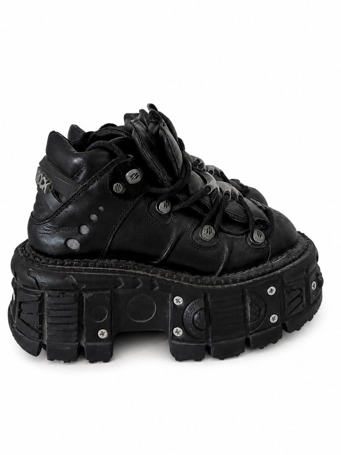 New Rock New Rock Industrial Chunky Platform Boots Size US 6 / IT 36 - 2 Thumbnail
