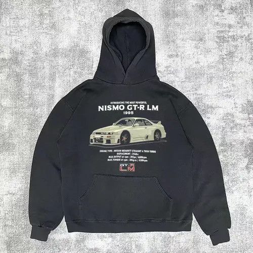 VIBE Retro car print vintage hoodie y2k Size US M / EU 48-50 / 2 - 3 Thumbnail