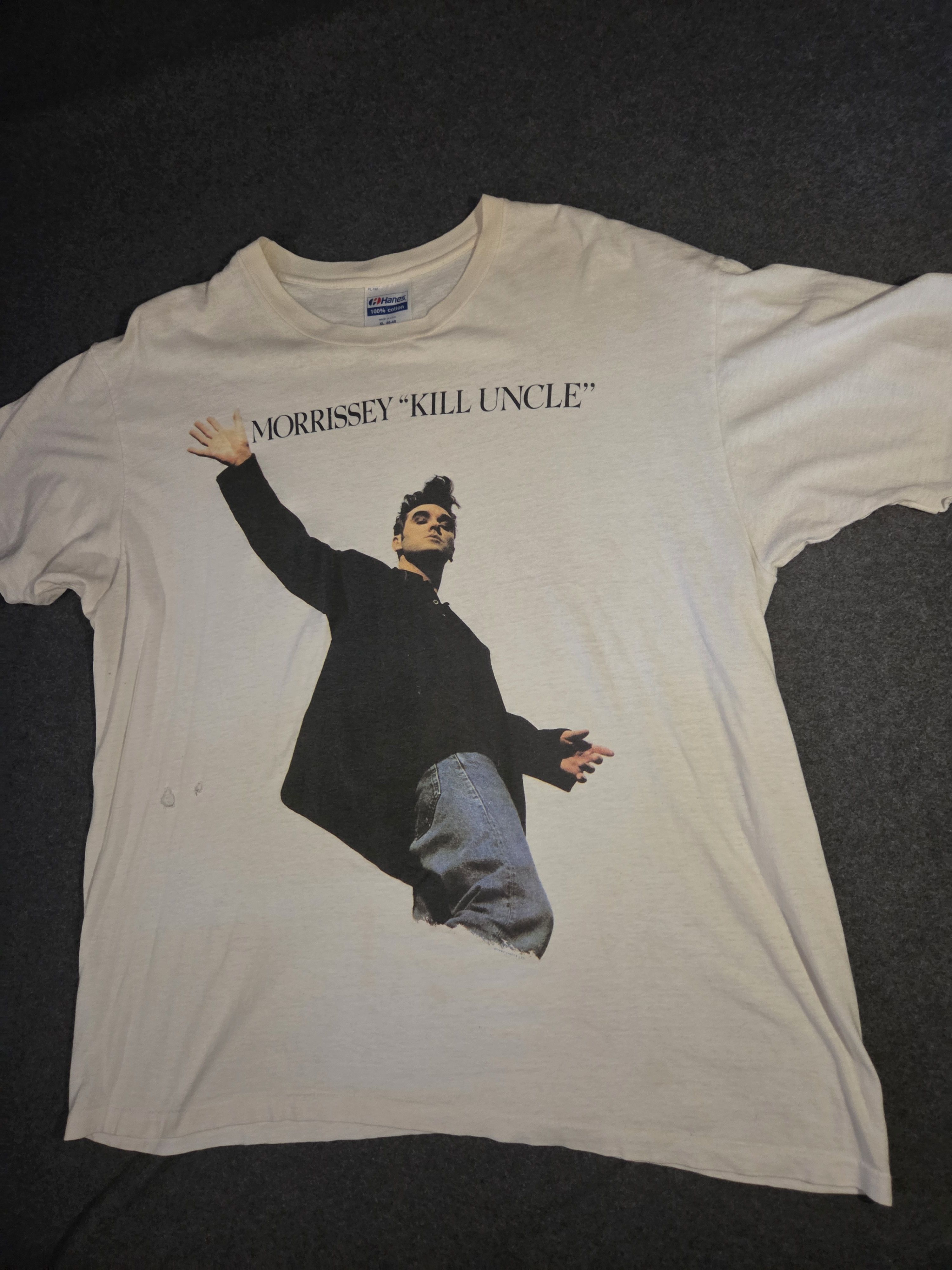 Hanes Morissey Kill Uncle Vintage Original Tee XL Good