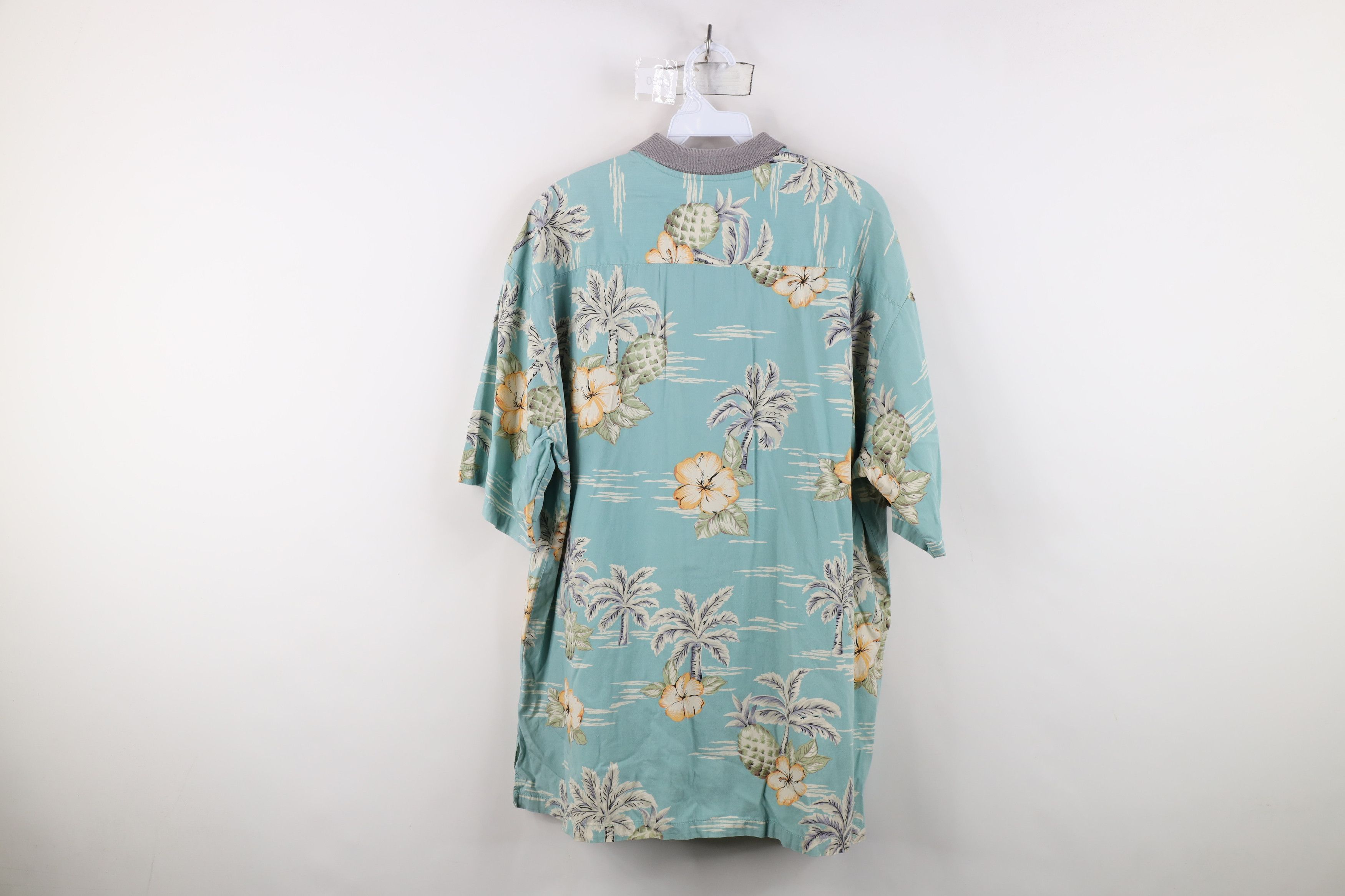 Vintage Vintage 90s Streetwear Beach Hawaiian Button Down Polo USA Size US L / EU 52-54 / 3 - 11 Thumbnail