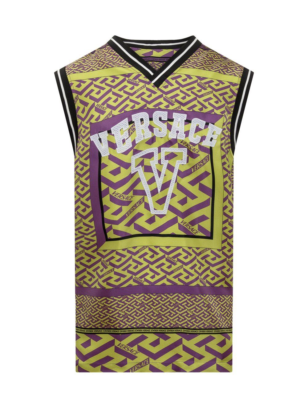 Versace o1y0525 Logo Tank Top in Multicolor Size US L / EU 52-54 / 3 - 1 Thumbnail