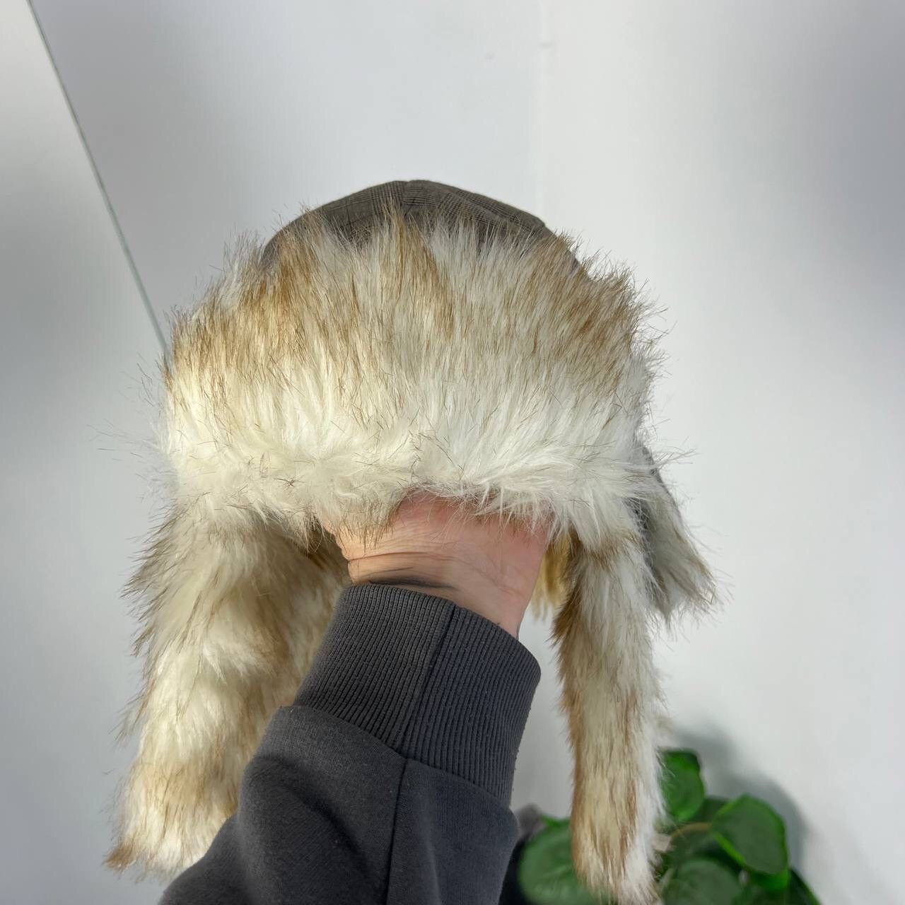 Japanese Brand Y2k Tapper Fury Faur Nylon Ushanka Hat Crazy Punk Huge Size ONE SIZE - 2 Thumbnail