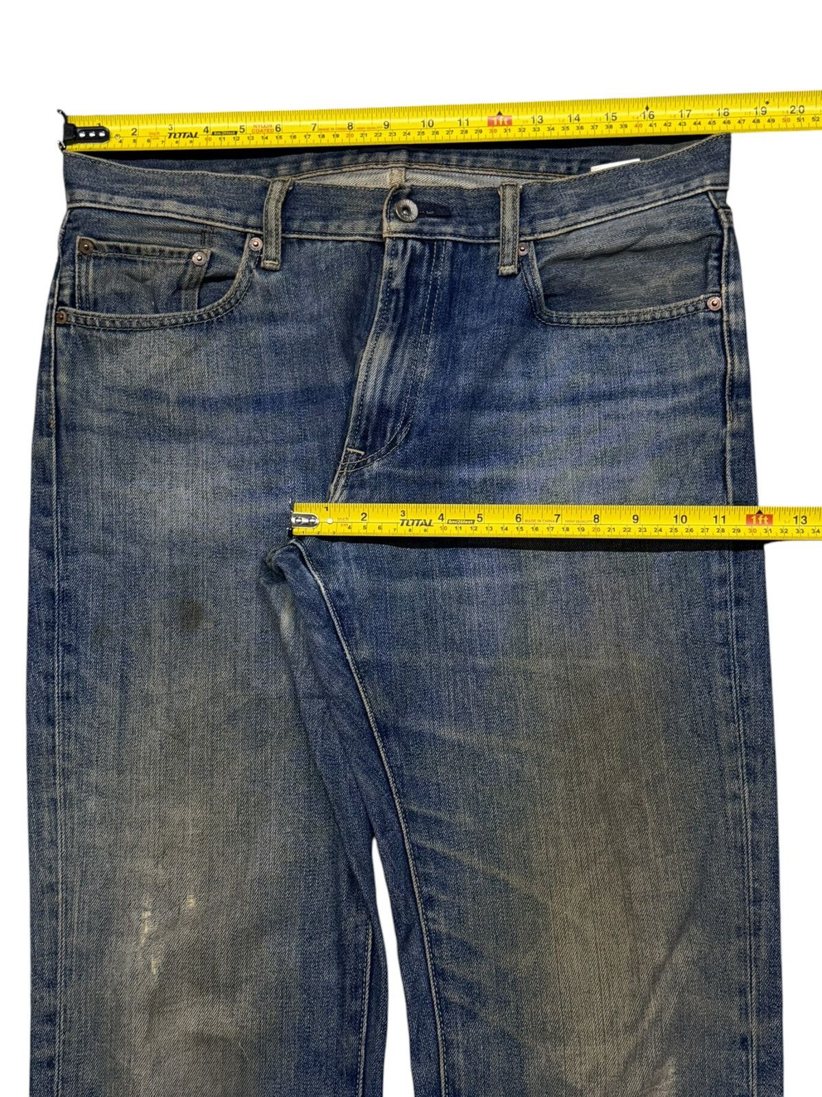 Uniqlo Vintage Uniqlo Jeans Denim | Relaxed Regular Straight | W36 Size US 36 / EU 52 - 14 Thumbnail