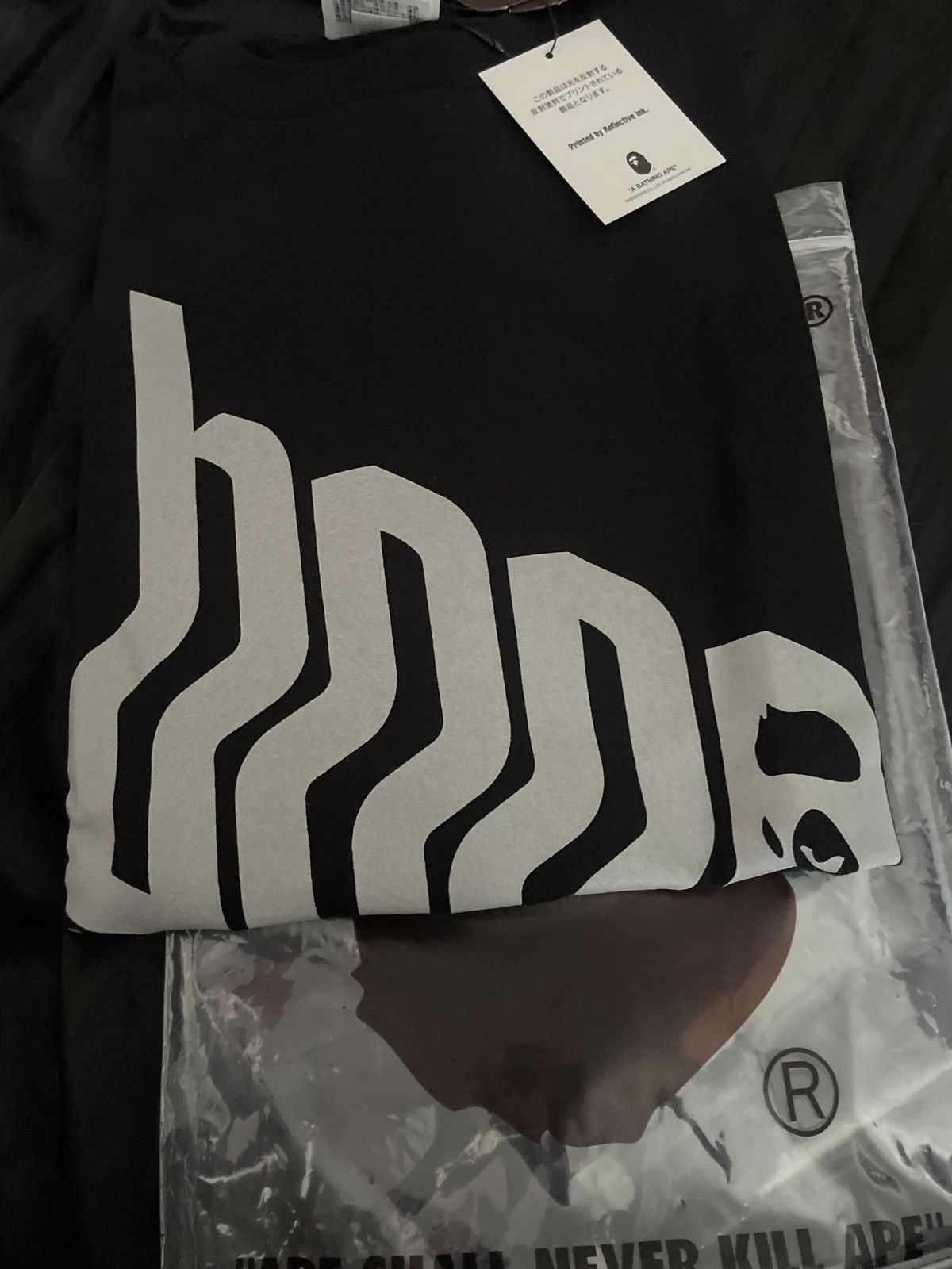 Bape A Bathing Ape Reflector Equipment Tee Size US L / EU 52-54 / 3 - 4 Thumbnail