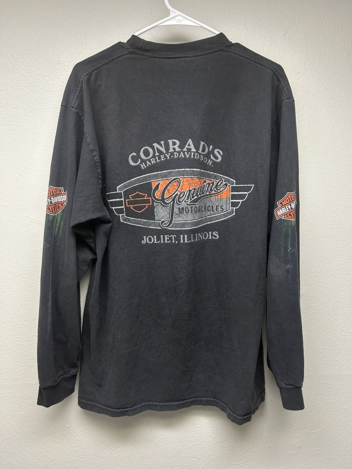 Harley Davidson ‘11 Harley Davidson Clown Jester Logo Longsleeve Size US L / EU 52-54 / 3 - 5 Thumbnail