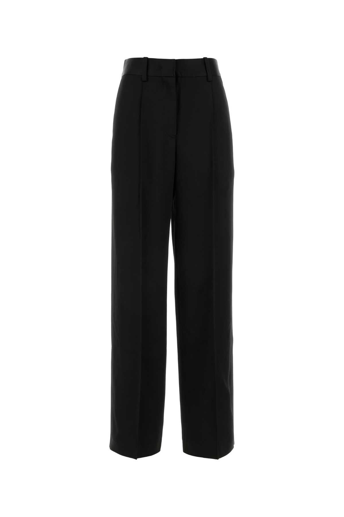Jil Sander Black Satin Pant Size 27" / US 4 / IT 40 - 1 Thumbnail