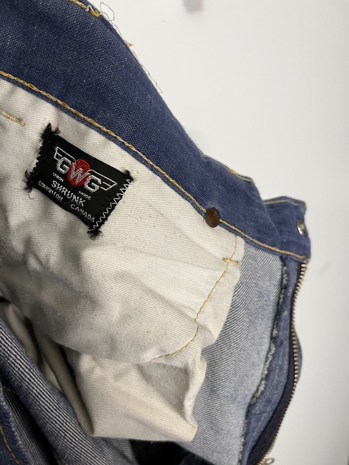 Other Great Western Garments Salvaged Denim Jeans 1950-1960 32x37 Size US 32 / EU 48 - 4 Thumbnail