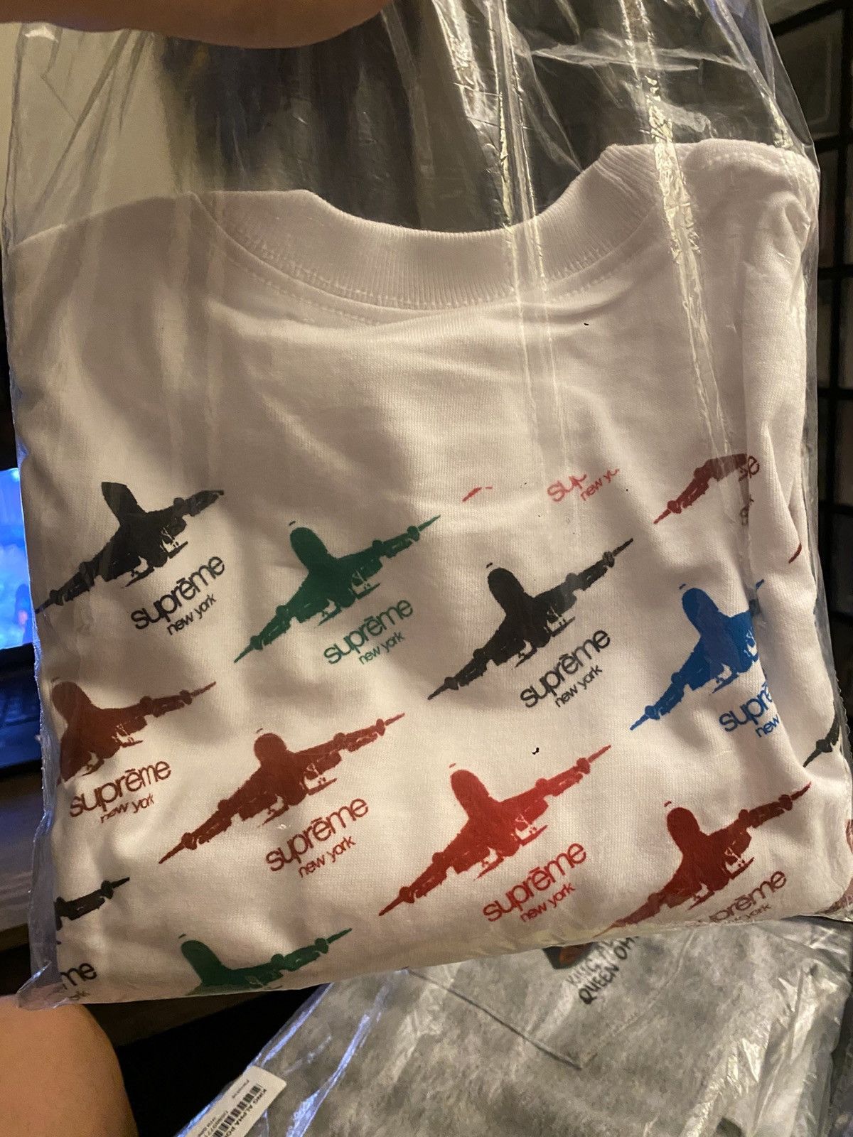 Supreme Supreme Plane Logo Tee Size US M / EU 48-50 / 2 - 2 Thumbnail