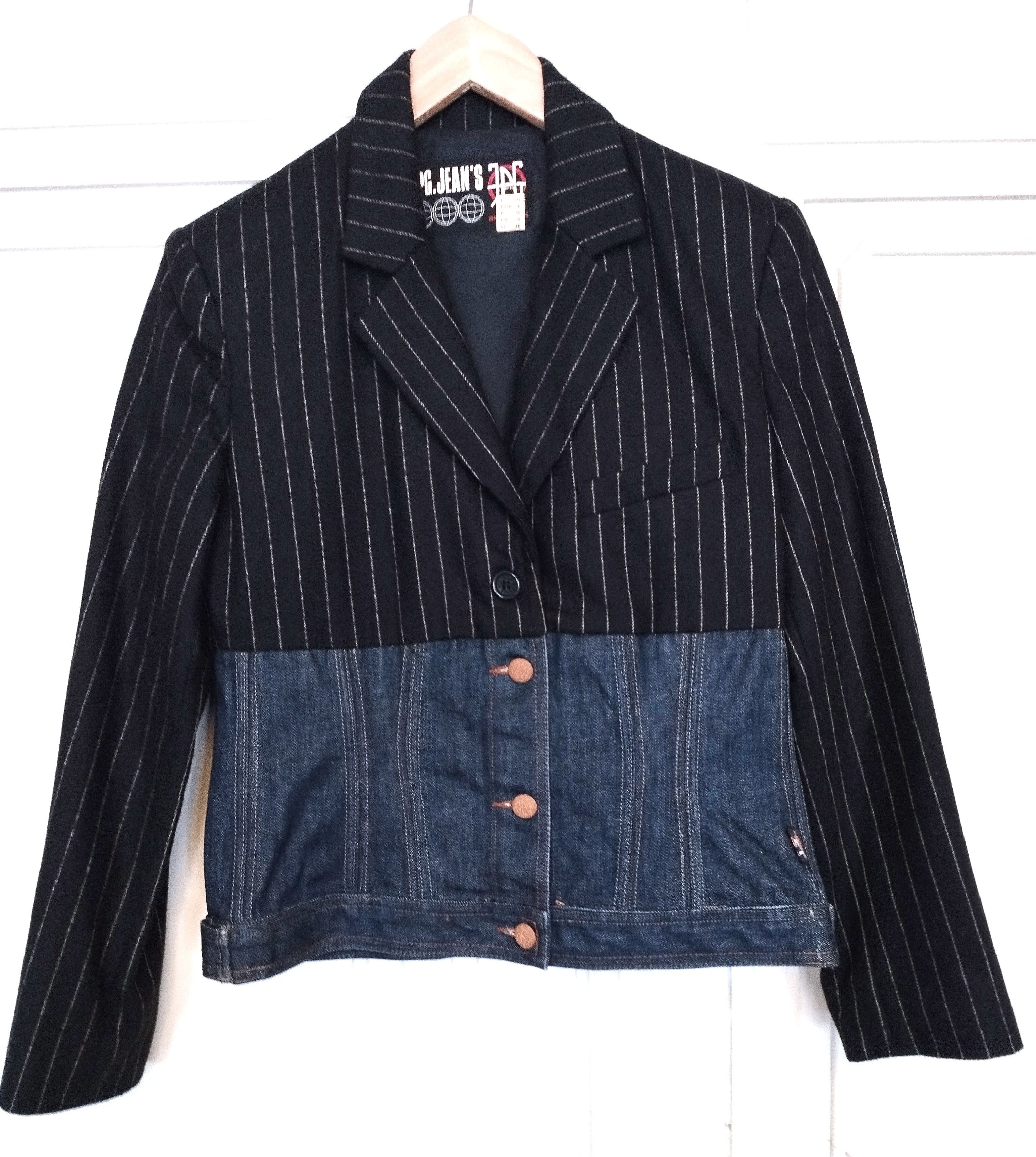 Jean Paul Gaultier Veste Laine Denim T S/M