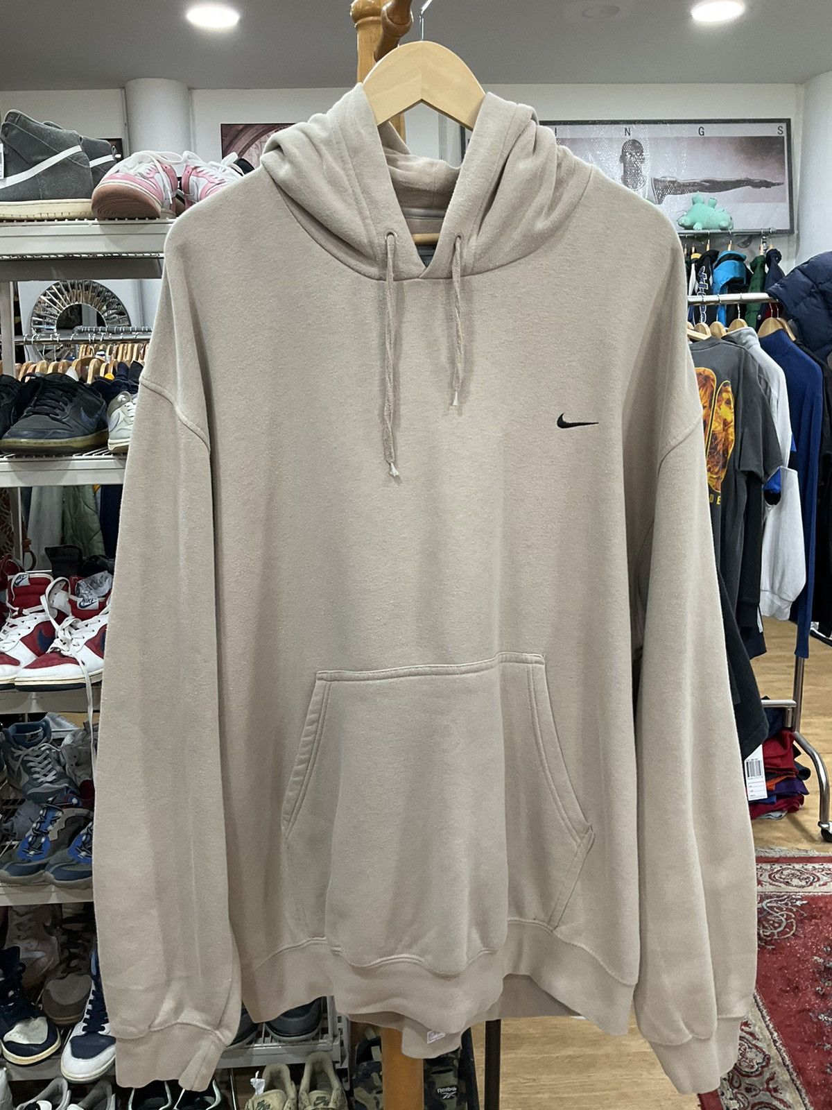 image of Nike Hoodie Made In Turkey Fabrique En Turkey in Cream, Men's (Size 2XL)