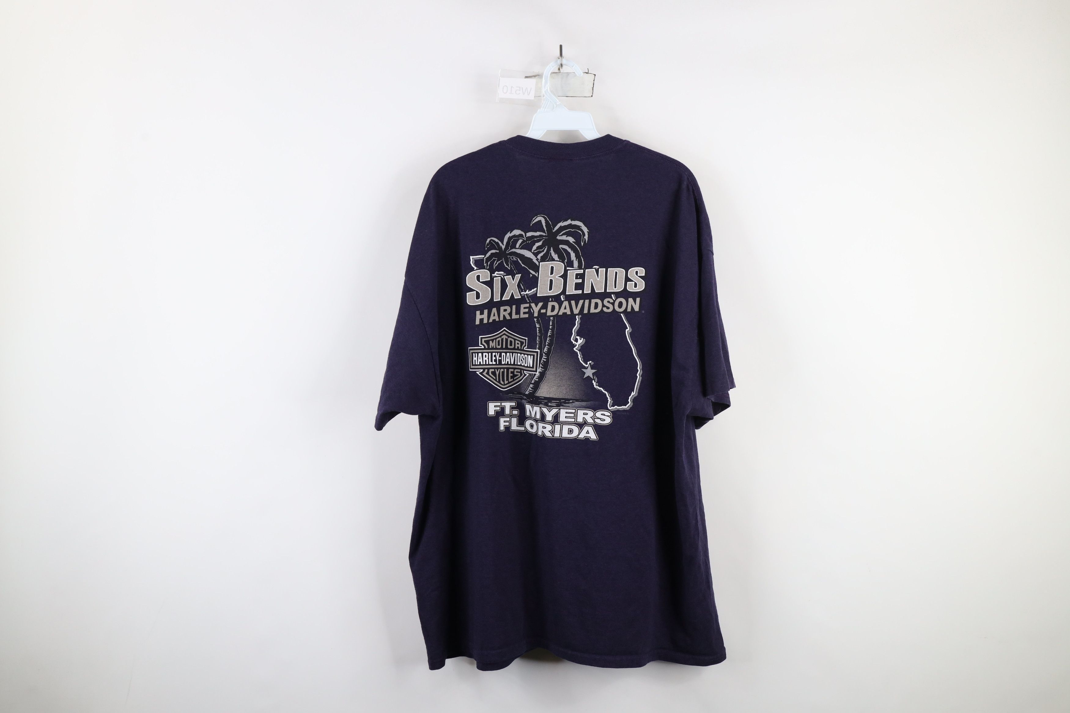 Harley Davidson × Vintage Vintage Y2K Harley Davidson Florida Short Sleeve T-Shirt Size US XXL / EU 58 / 5 - 8 Thumbnail