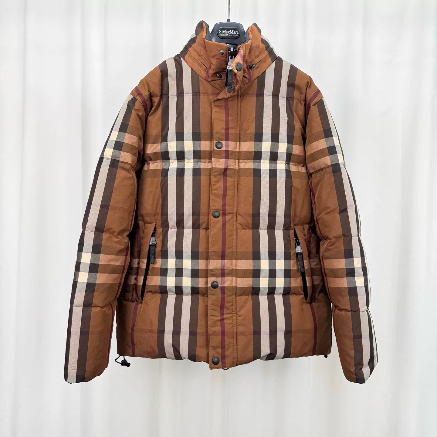 Burberry Burberry Birch Brown Check Reversible Down Jacket Size US M / EU 48-50 / 2 - 1 Thumbnail