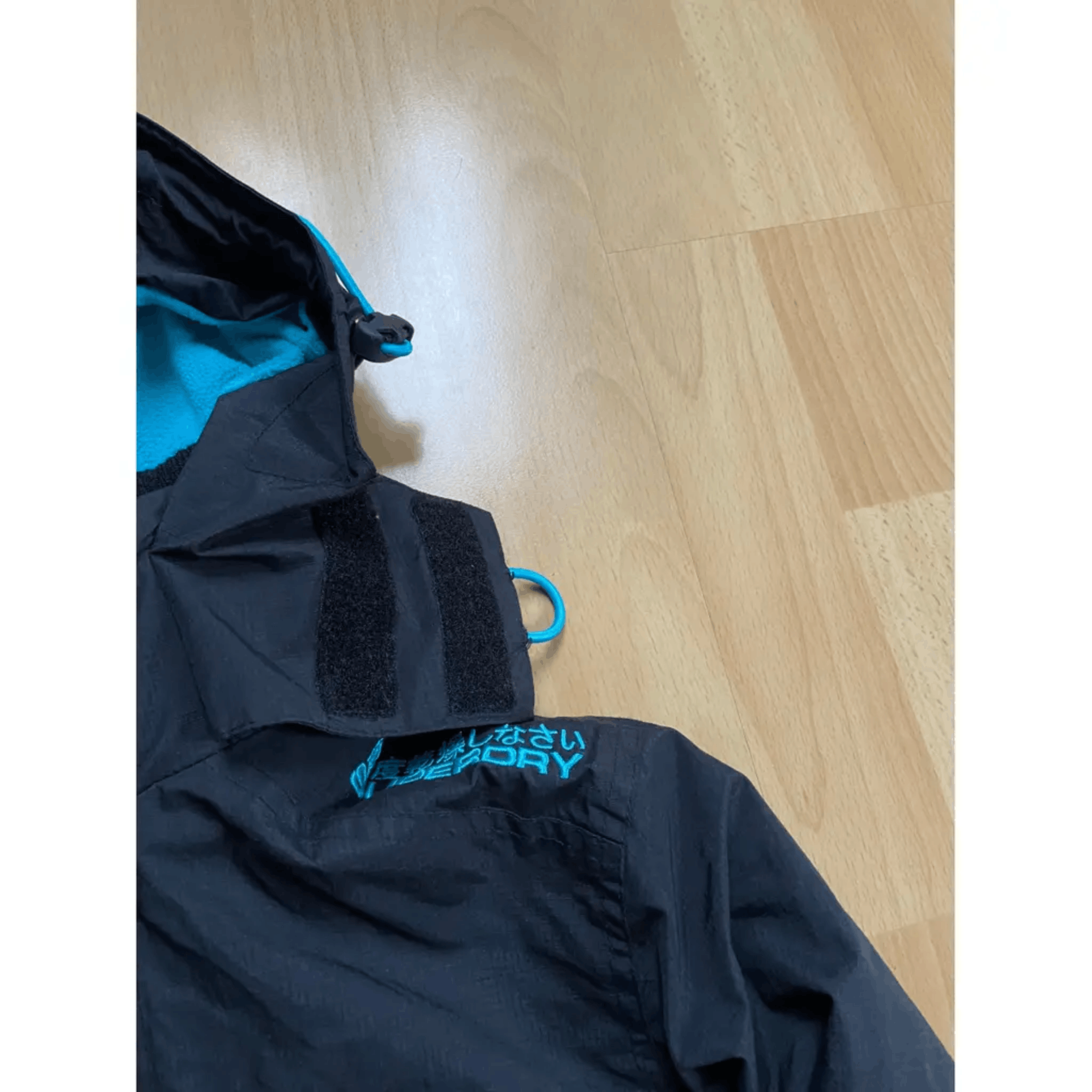 Superdry Superdry Windbreaker Jacket - Black & Blue Size US M / EU 48-50 / 2 - 4 Thumbnail