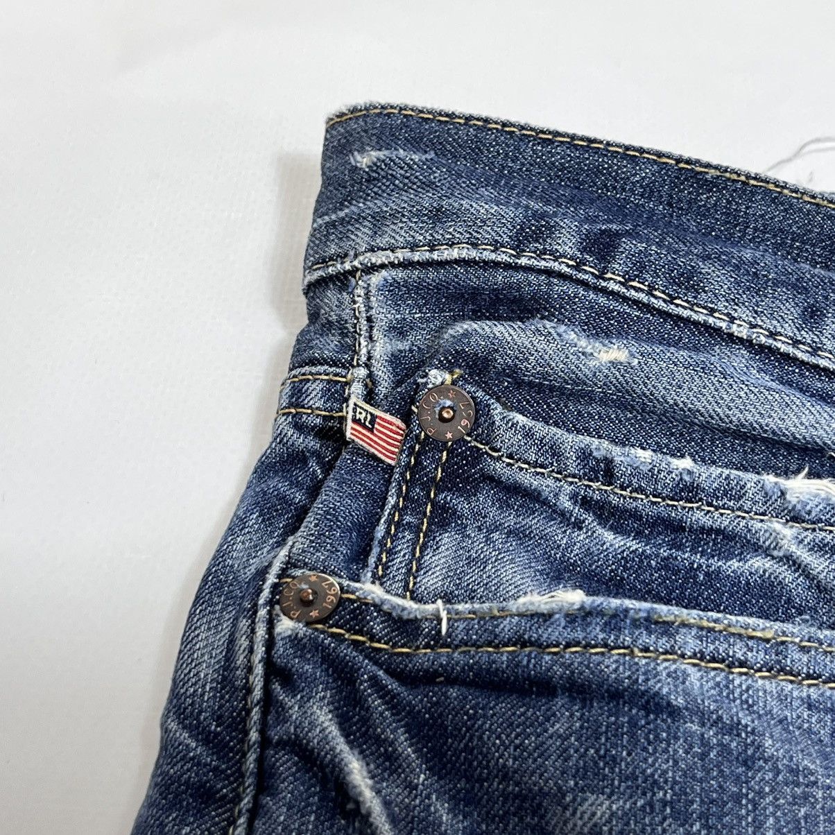 Polo Ralph Lauren Denim and Supply Ralph Lauren Patchwork Denim Custom Pants Size US 32 / EU 48 - 5 Thumbnail
