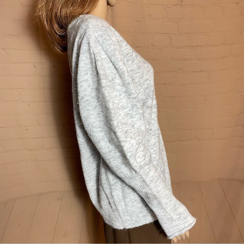 AQUA NWT New AQUA Curve Bloomingdales Grey Mélange Long Sleeve S Size XXL / US 16-18 / IT 52-54 - 4 Thumbnail