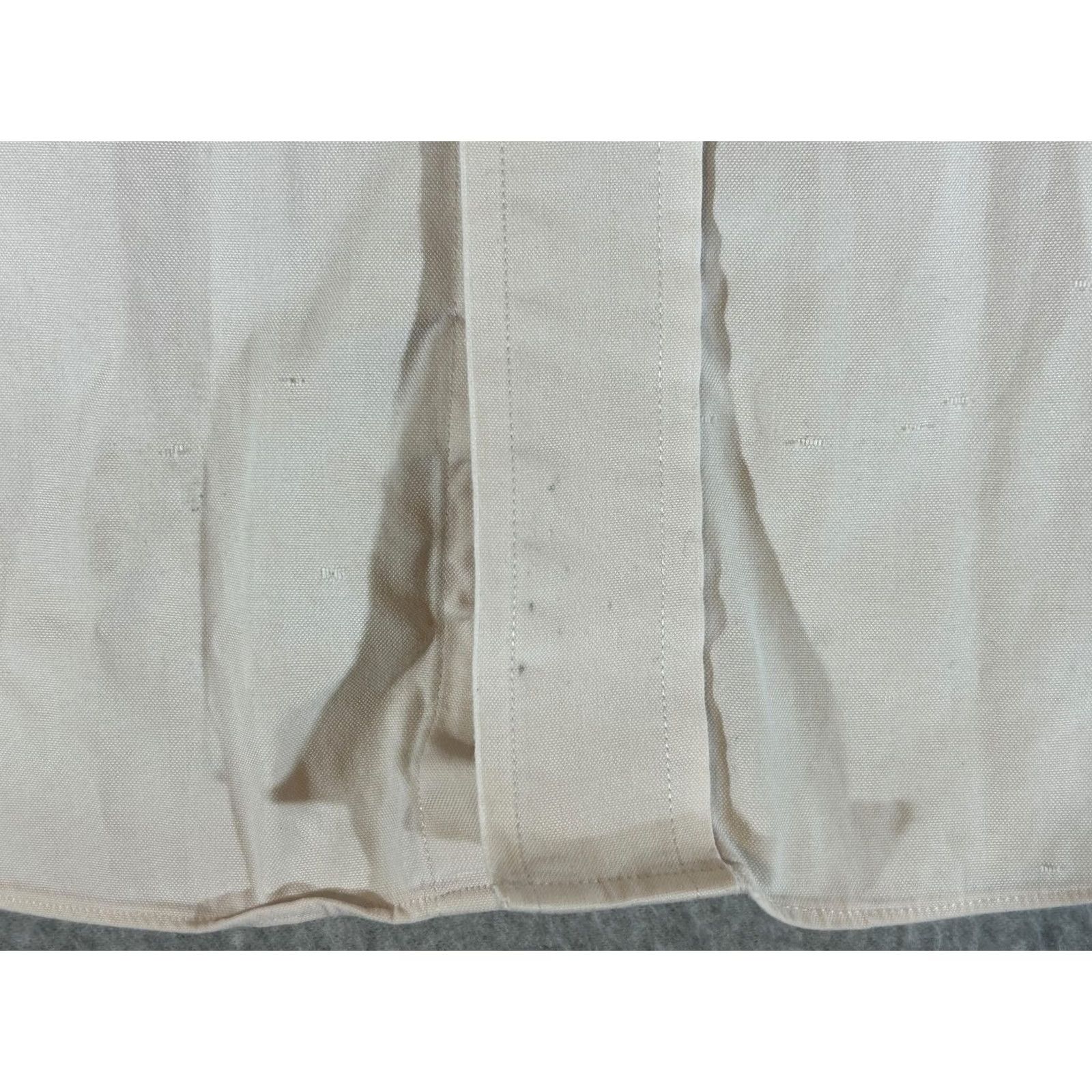 Brooks Brothers Brooks Brothers Shirt Men XL Beige Madison Long Sleeve Button Formal Office 17.5 36/37 100% Cotton Dress Shirt Button-Down Collar Mens Size 48R - 4 Thumbnail