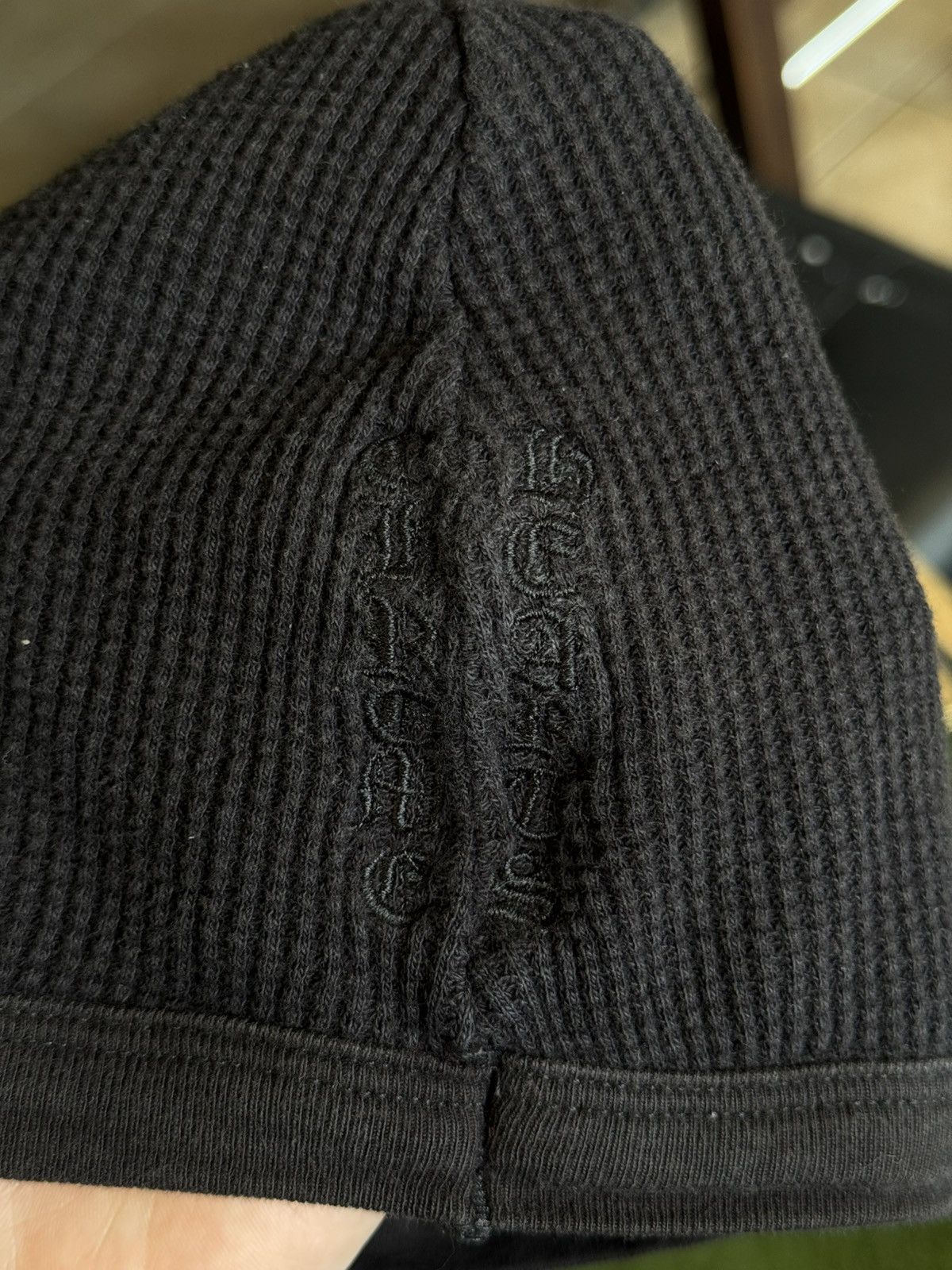 Chrome Hearts Chrome Hearts Black Thermal Beanie Hat RARE Exlusive 🧼 Size ONE SIZE - 8 Thumbnail