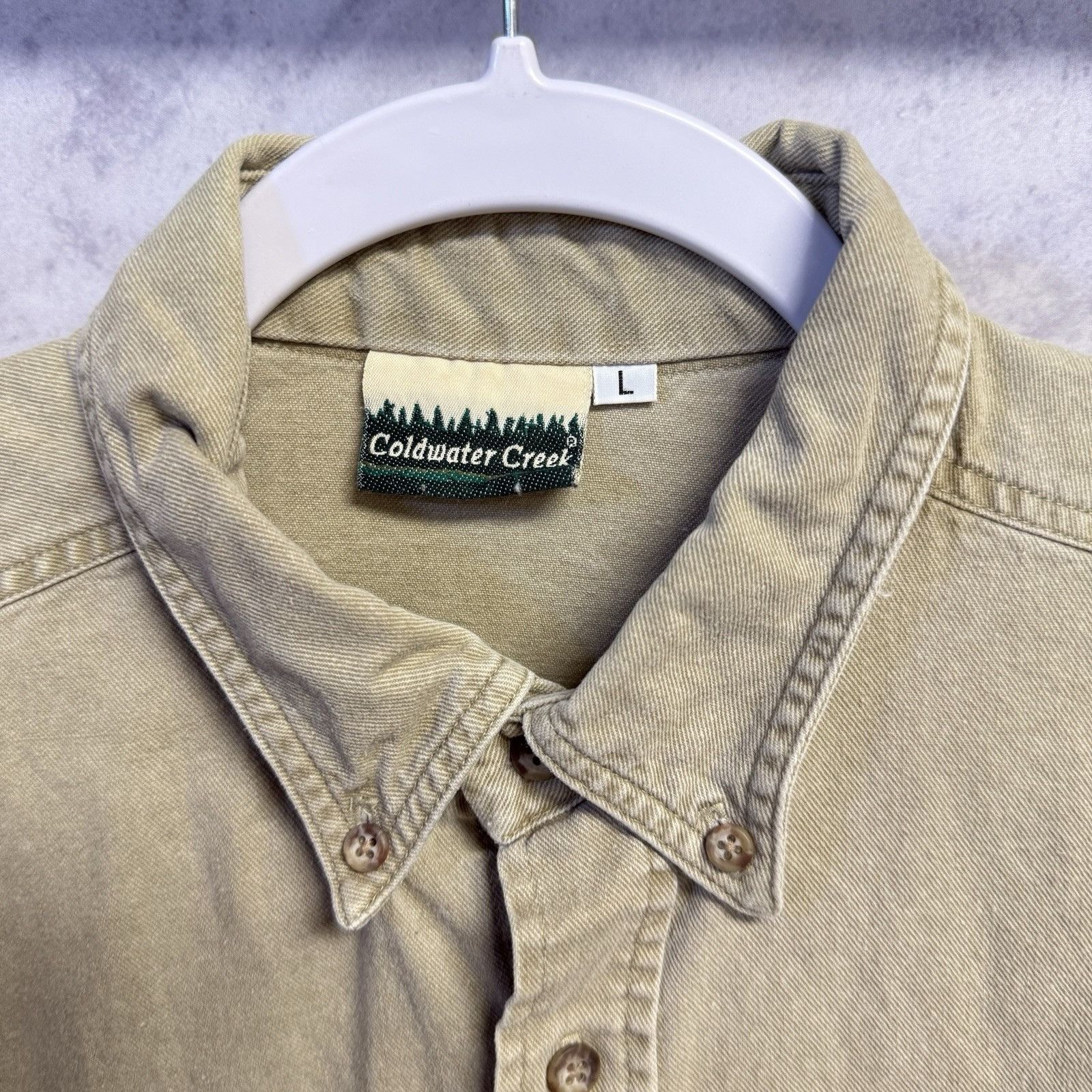 Coldwater Creek Vintage Coldwater Creek Eagle Button Up Shirt Mens Large 24x Size US L / EU 52-54 / 3 - 7 Thumbnail