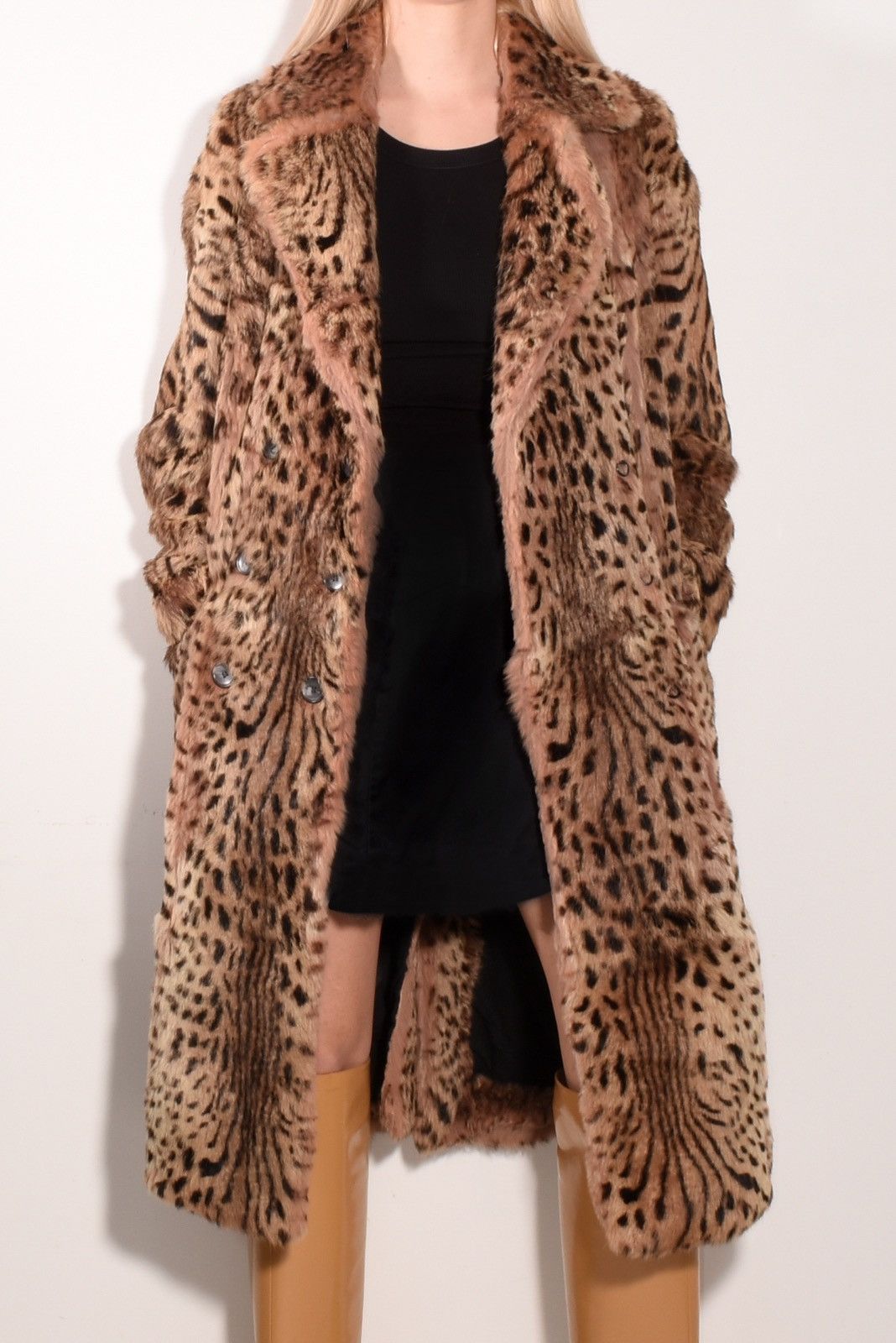Veronique Branquinho Leopard fur coat Size S / US 4 / IT 40 - 2 Thumbnail