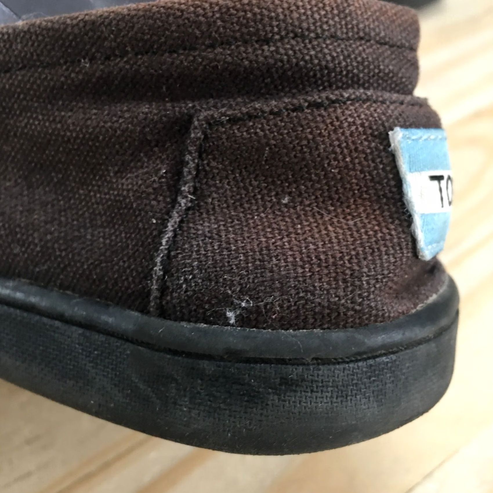 Toms TOMS Shoes Mens 5 Slip On Sneakers Brown Round Toe Low Top Casual Flats Shoes 10010530 Size S / US 4 / IT 40 - 6 Thumbnail