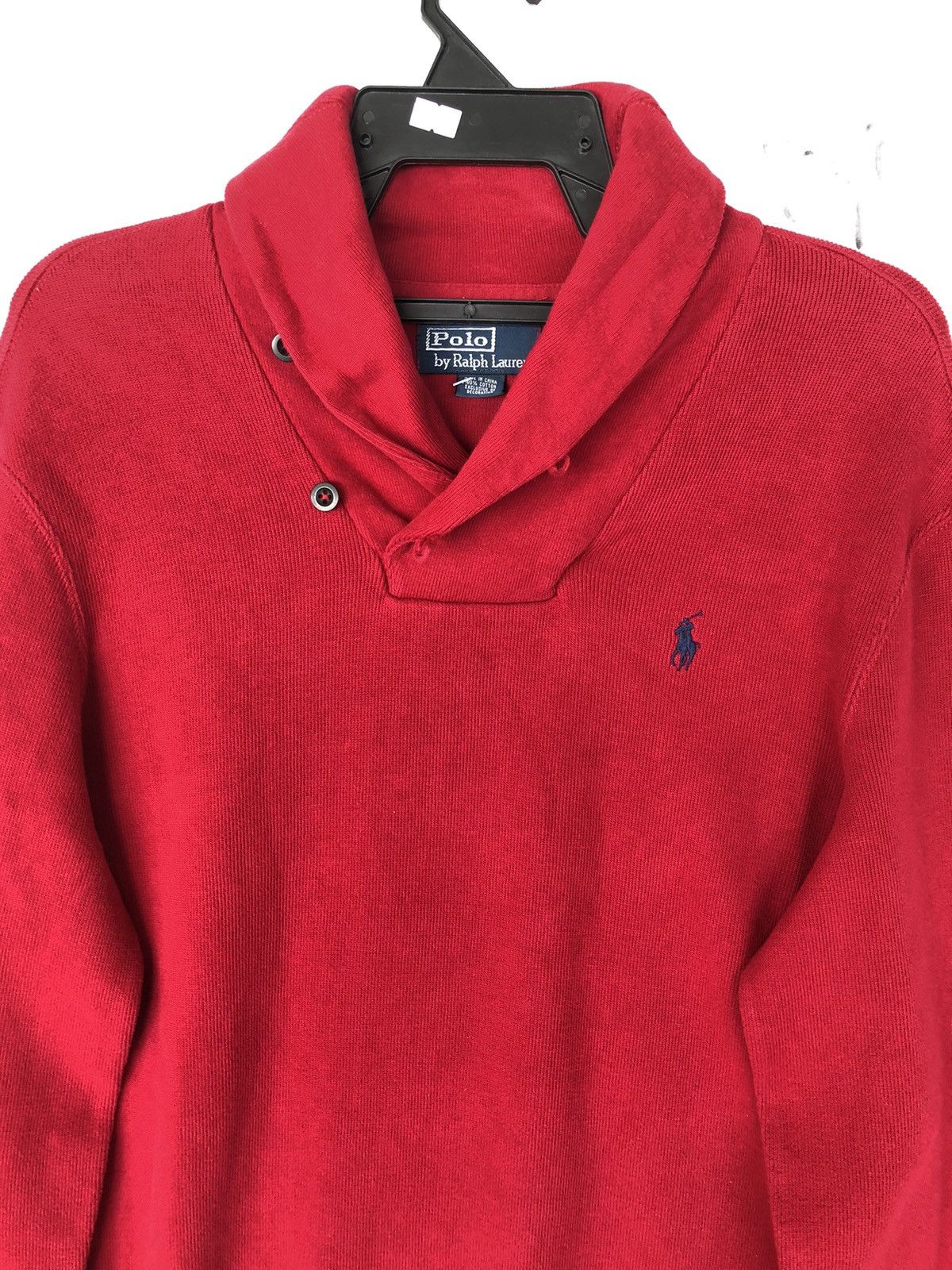 Polo Ralph Lauren Vintage POLO Ralph Lauren Shawl Collar Sweater Size US L / EU 52-54 / 3 - 4 Thumbnail