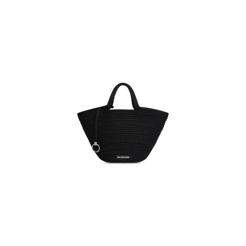 Balenciaga o1tr1nto1225 Size: OS / Ibiza Basket Medium Bag in Black Size ONE SIZE - 1 Thumbnail