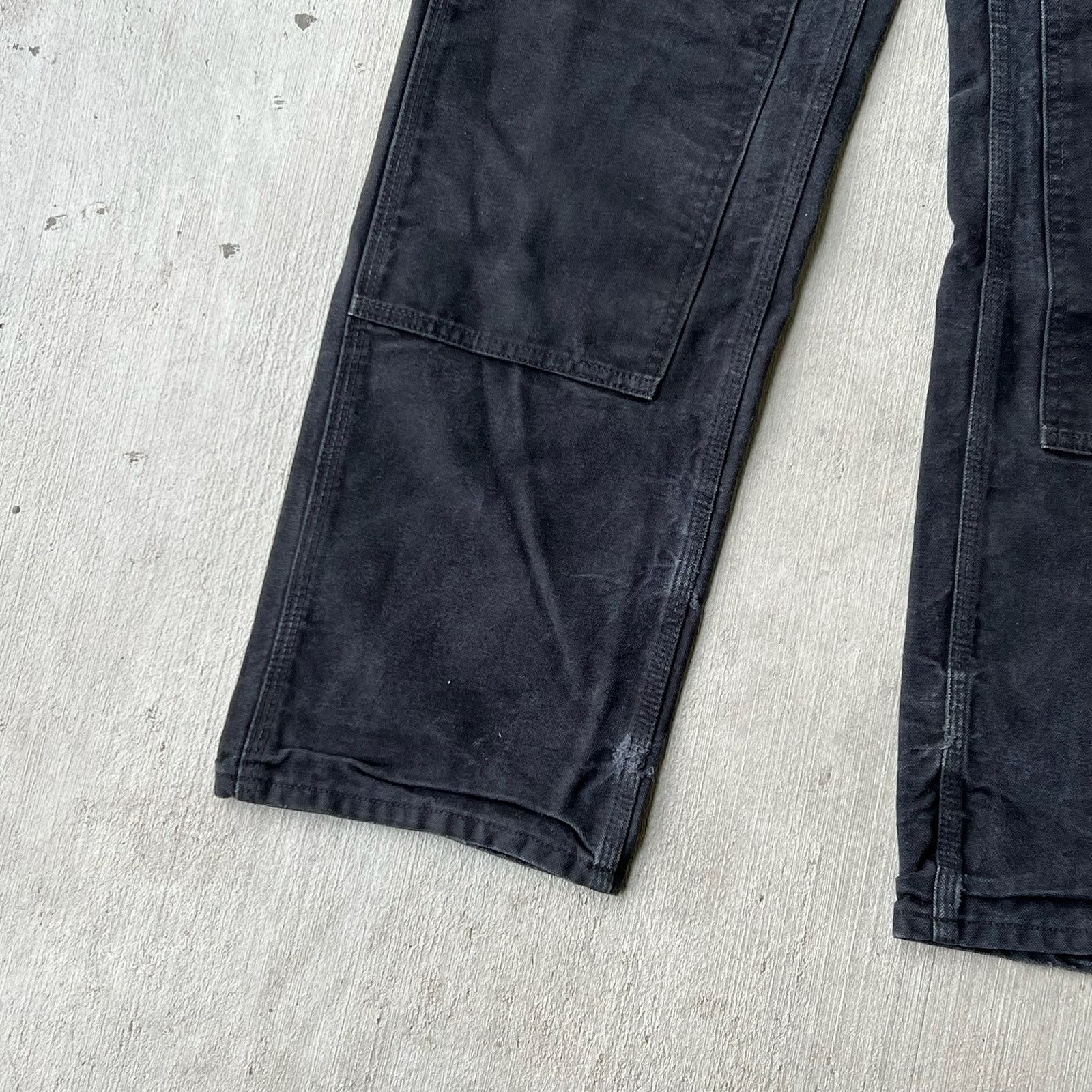 Carhartt × Vintage Carhartt black double knee work wear carpenter pants Size US 29 - 4 Thumbnail