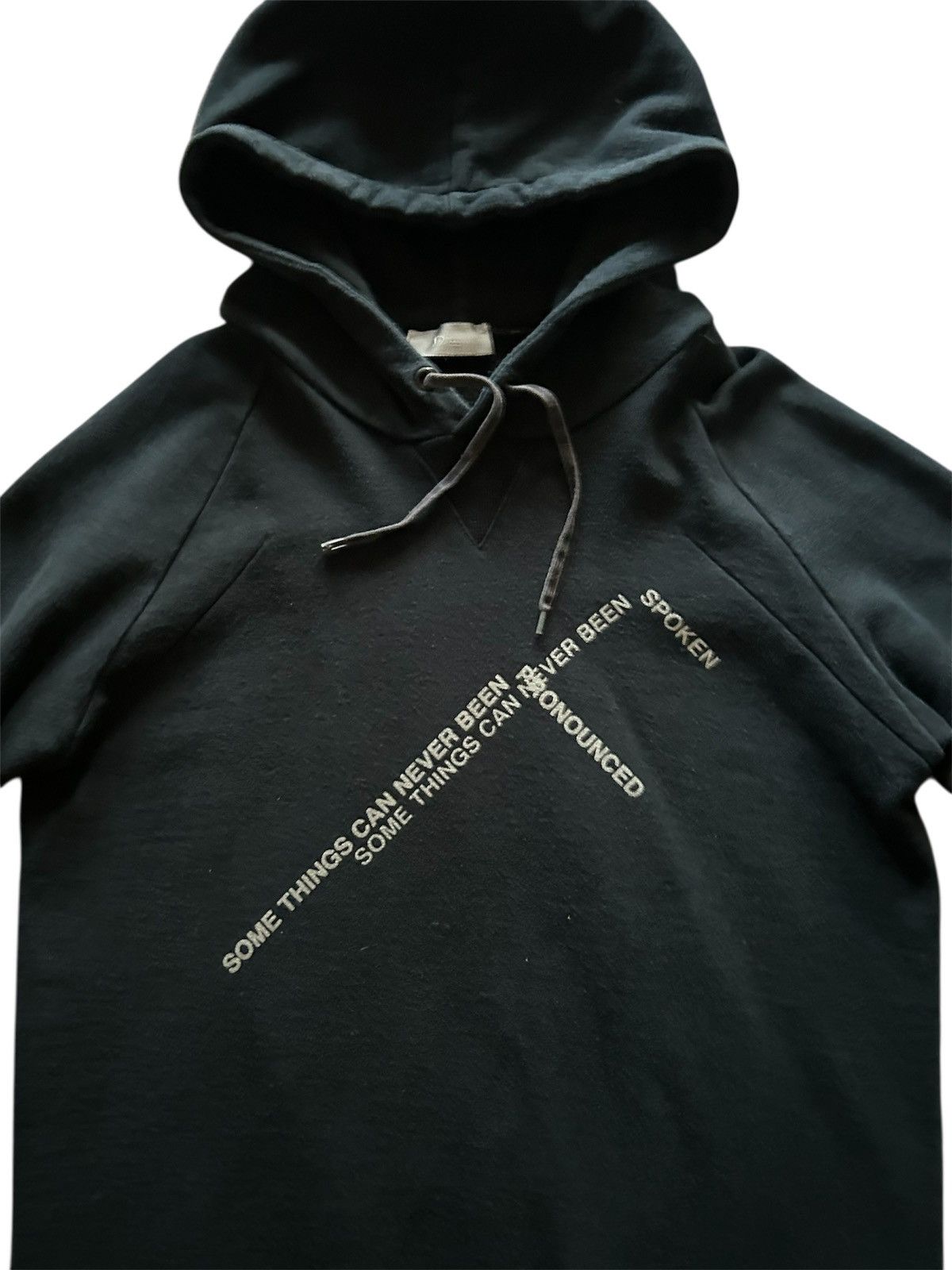 Dior Dior SS06 “Things can never been.” Black Hoodie Size US S / EU 44-46 / 1 - 4 Thumbnail