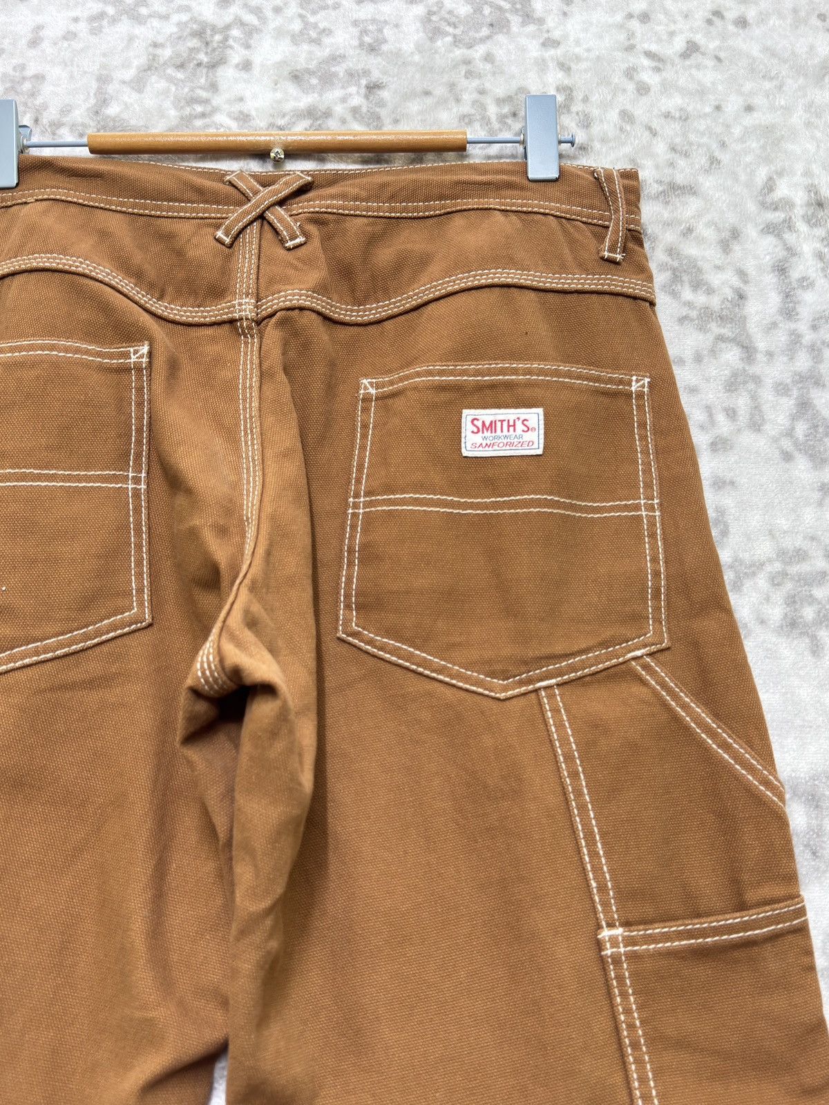 Vintage Vintage Smith’s Carpenter Brown Plaid Lined Workwear Fit Size US 31 - 11 Thumbnail
