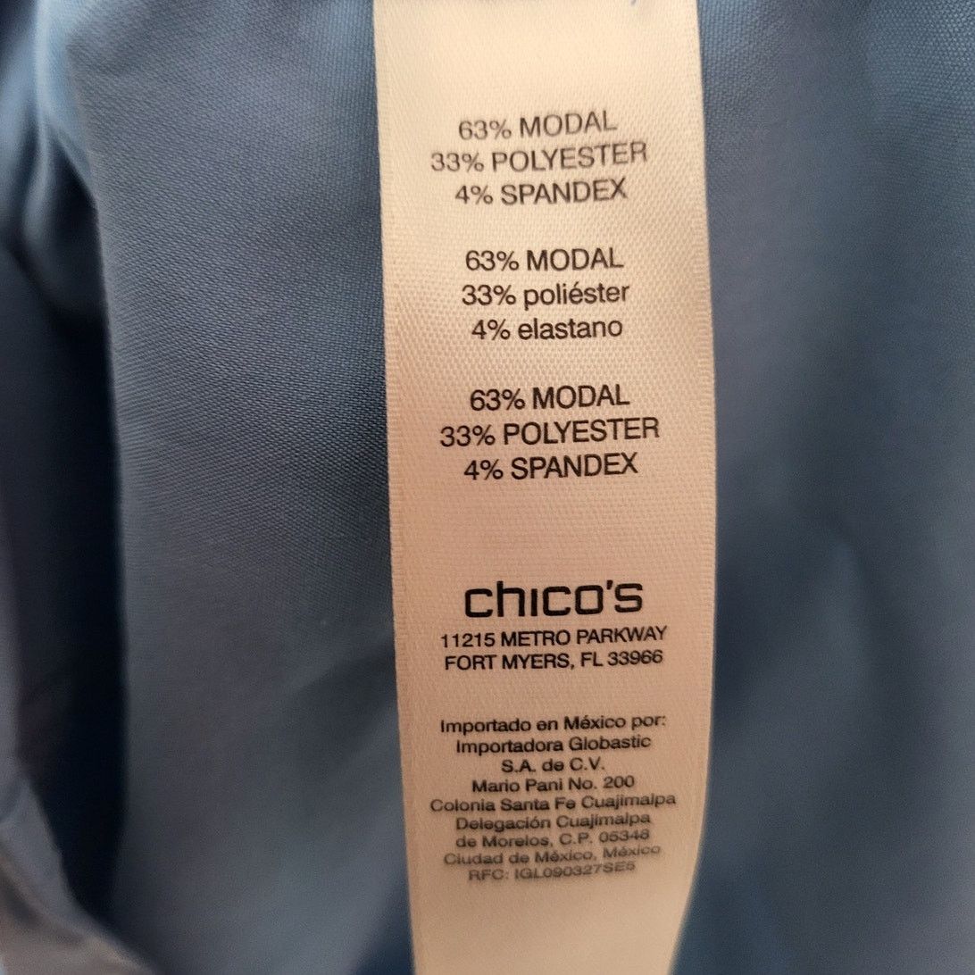 Other Chico's Modal Button Up Bundle in Blue and Coral -Sz 1 (M/8) Size M / US 6-8 / IT 42-44 - 7 Thumbnail