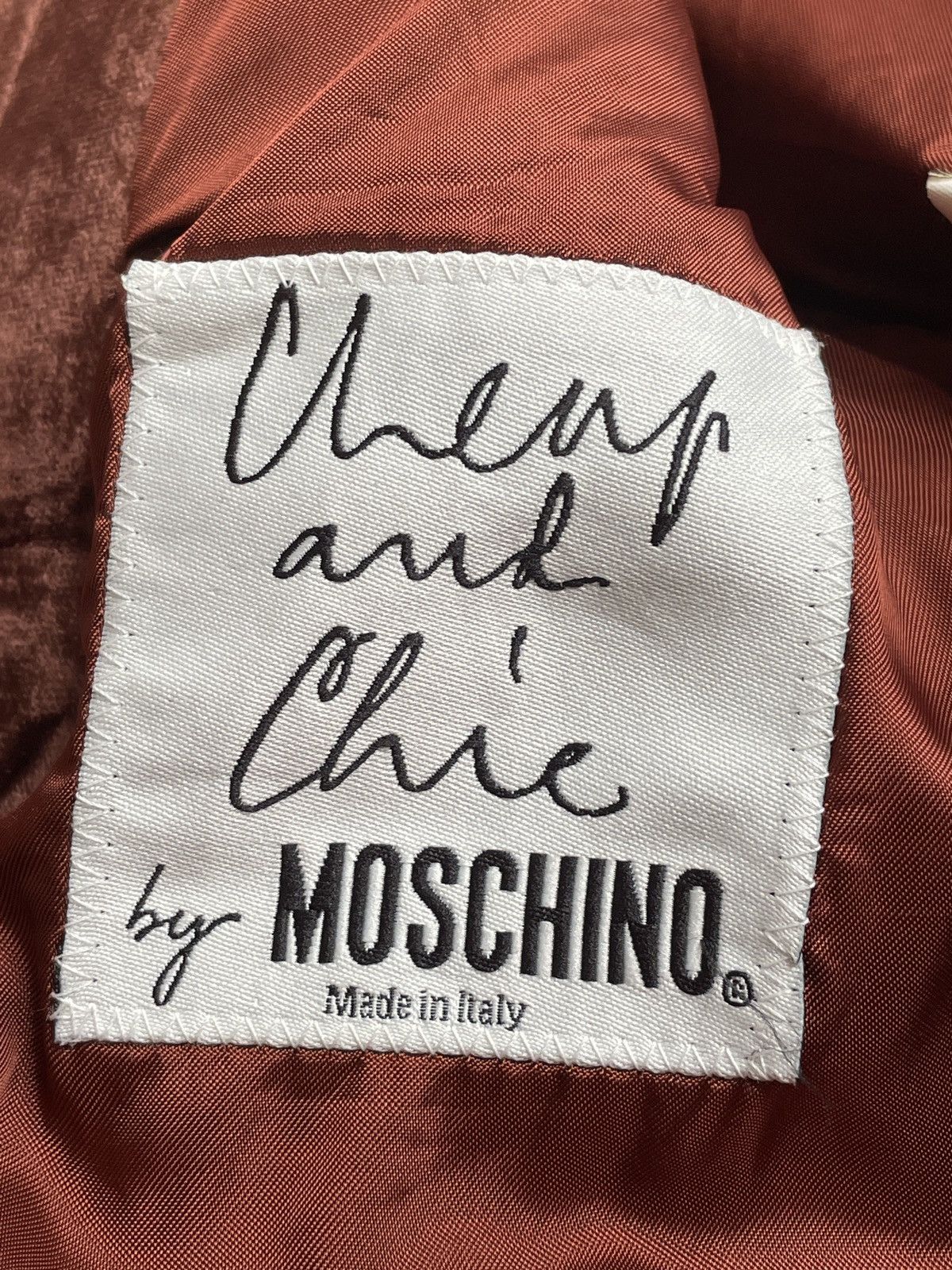 Designer × Moschino Vintage Brand Moschino Velvet Jacket 1990s Size US M / EU 48-50 / 2 - 10 Thumbnail