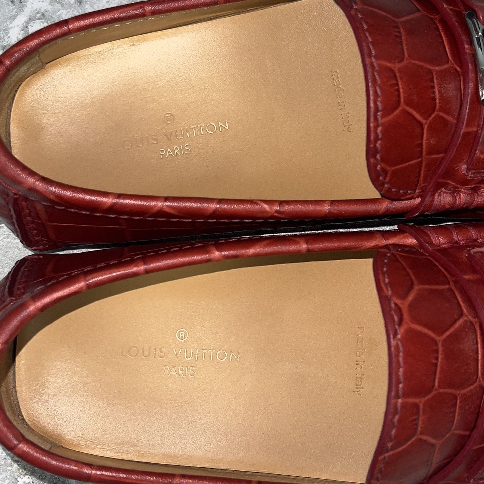 Louis Vuitton Louis Vuitton Hockenheim Moccasin Croco Embossed Leather Size US 9.5 / EU 42-43 - 11 Thumbnail