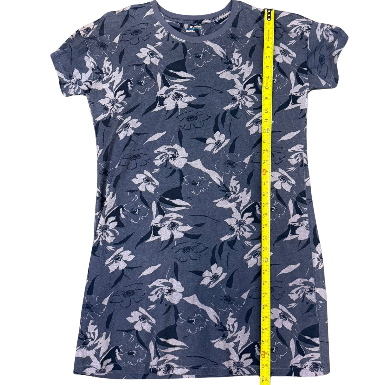 Columbia Columbia Floral T-Shirt Dress | Women's Large Size L / US 10 / IT 46 - 7 Thumbnail