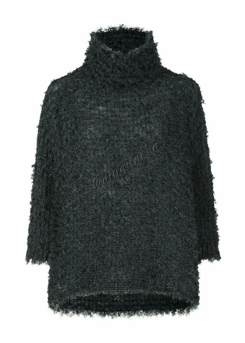 Issey Miyake Issey Miyake size:one size Dark green furry top with long Size XS / US 0-2 / IT 36-38 - 1 Thumbnail