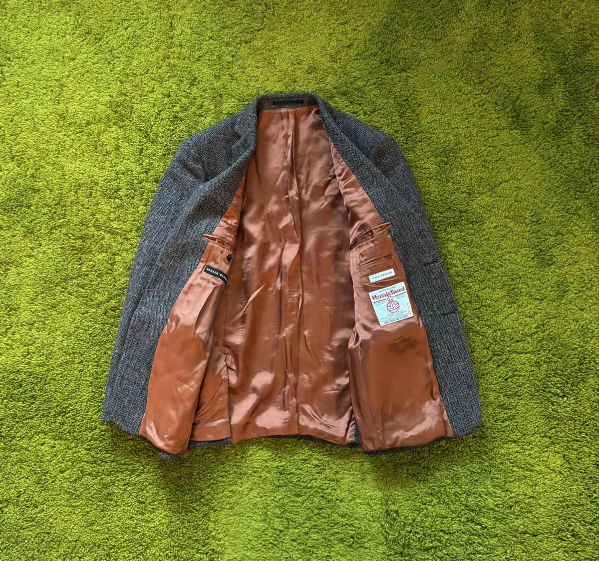 Harris Tweed × Vintage Harris Tweed 2000s vintage wool blazer Size 50R - 3 Thumbnail