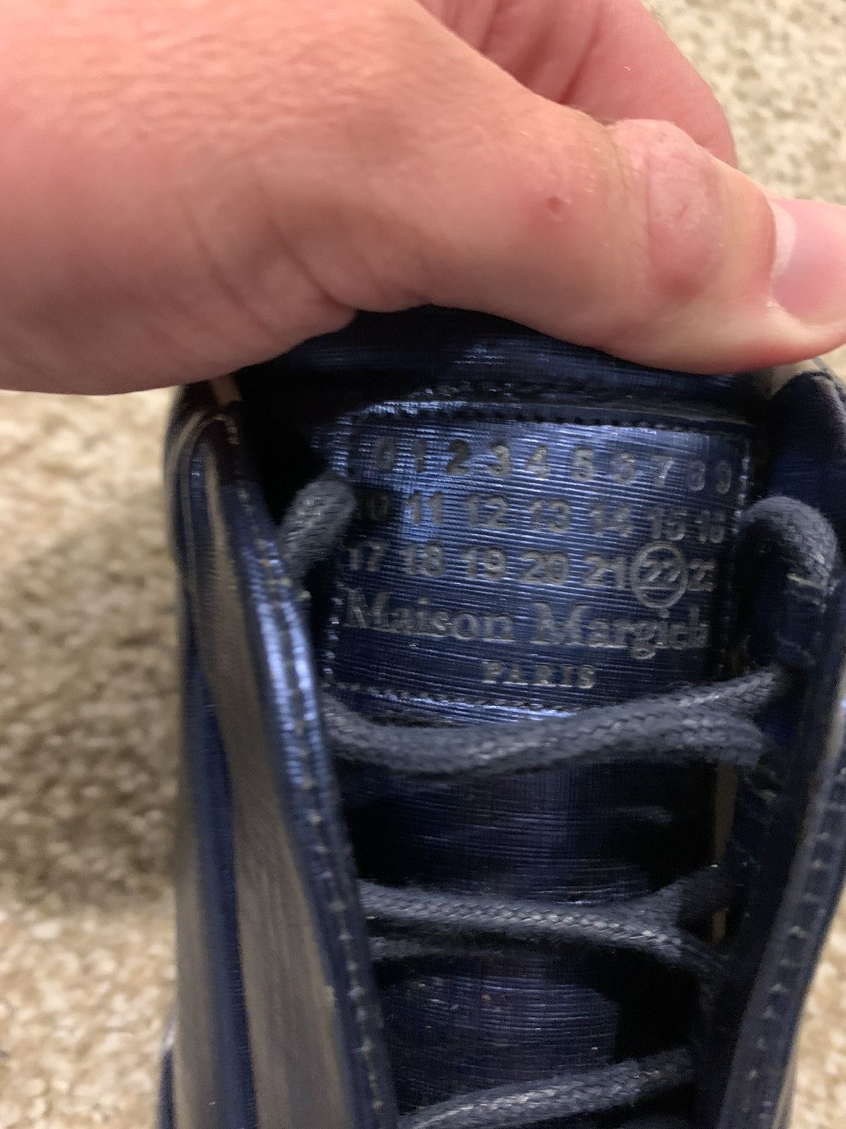 Designer × Maison Margiela Maison Margiela Future Low Metallic Blue Size US 9.5 / EU 42-43 - 8 Thumbnail