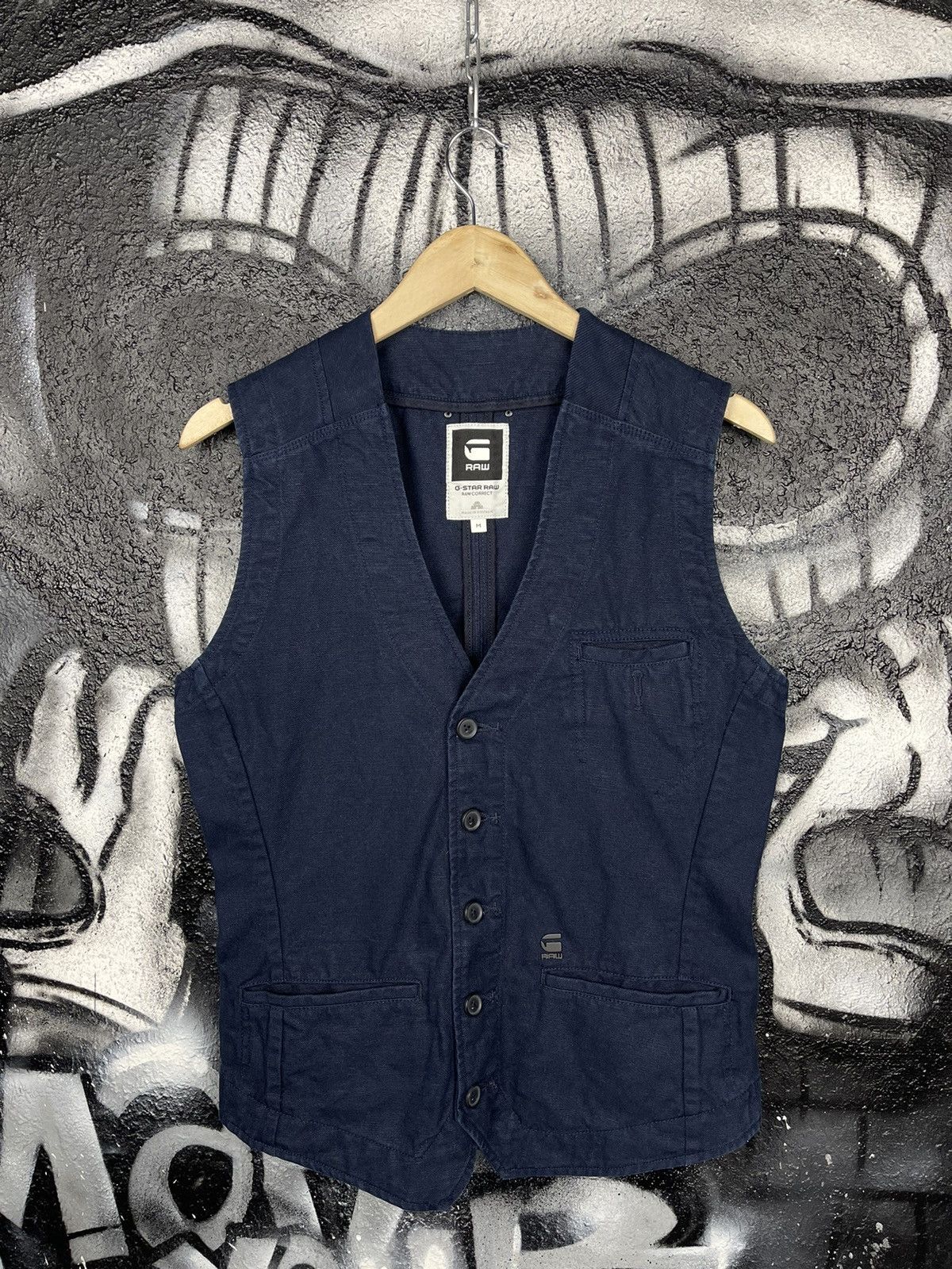 G-Star G Star RAW Correct Lens Gilet Western Men’s Vest Size M Size US M / EU 48-50 / 2 - 2 Thumbnail