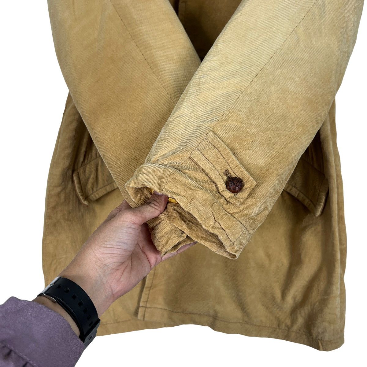 JCPenney 🔥 VINTAGE SUN FADED TOWNCRAFT BY PENNYS CORDUROY JACKET Size US L / EU 52-54 / 3 - 13 Thumbnail