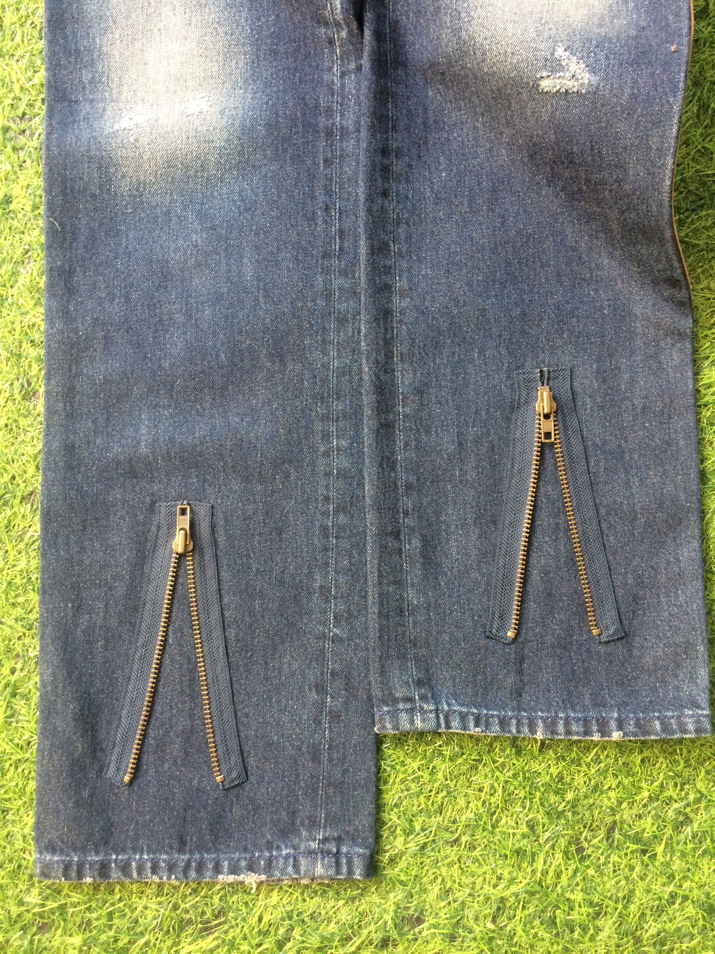 Japanese Brand Japan Two Tone Side Panel Jeans #D-349 Size 28" / US 6 / IT 42 - 10 Thumbnail