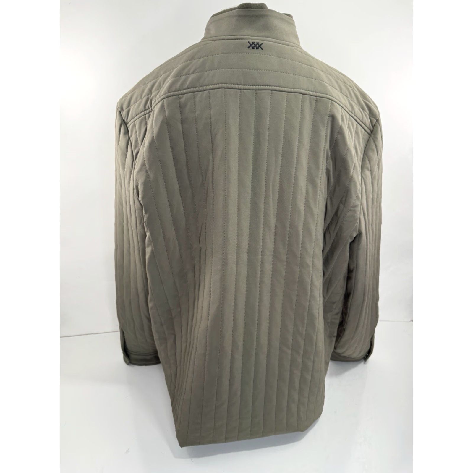 Rhone Rhone Quilted Full Zip Mens XXL Lined Jacket Olive - 2XL | MH Style, Regular Fit, Poly Blend | Mens Jacket US Standard Size 2XL Size US XXL / EU 58 / 5 - 3 Thumbnail