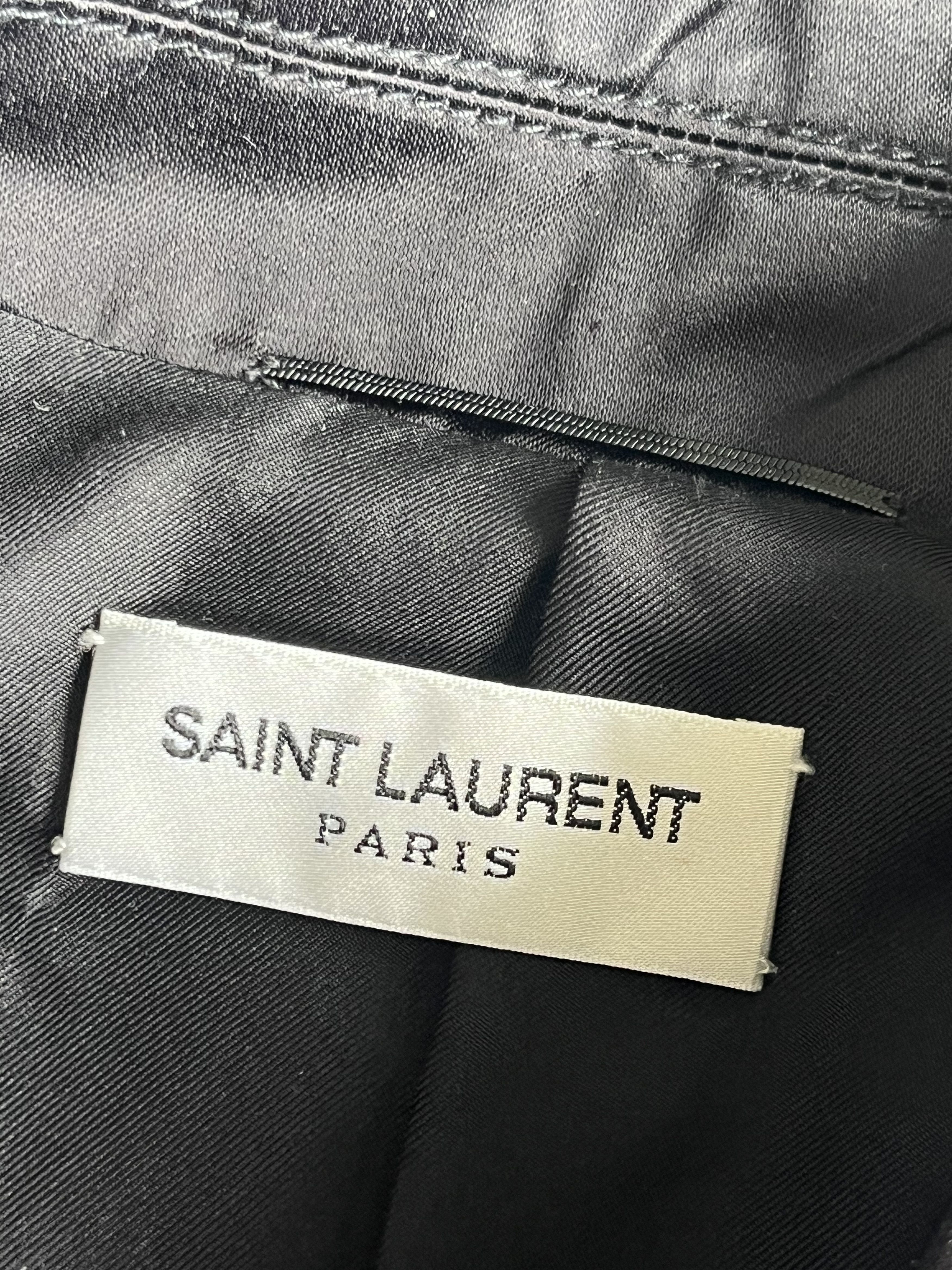 Saint Laurent Paris Saint Laurent Paris Hedi Slimane Music Note Bomber Jacket XS Size US XS / EU 42 / 0 - 10 Thumbnail
