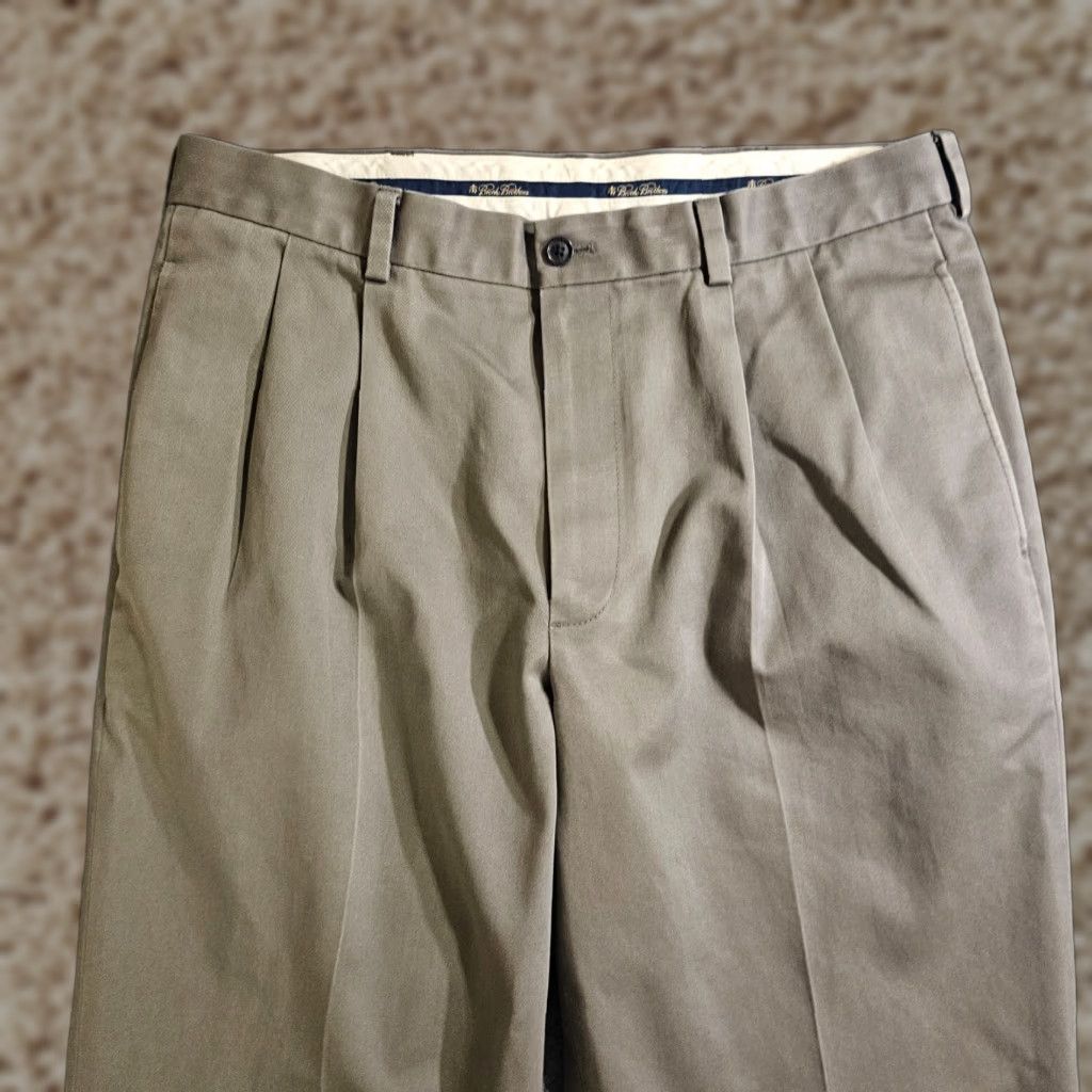 Brooks Brothers Brooks Brothers Dress Pants Men 34x33 Brown Advantage Chino Thompson Neutral Size US 34 / EU 50 - 1 Thumbnail