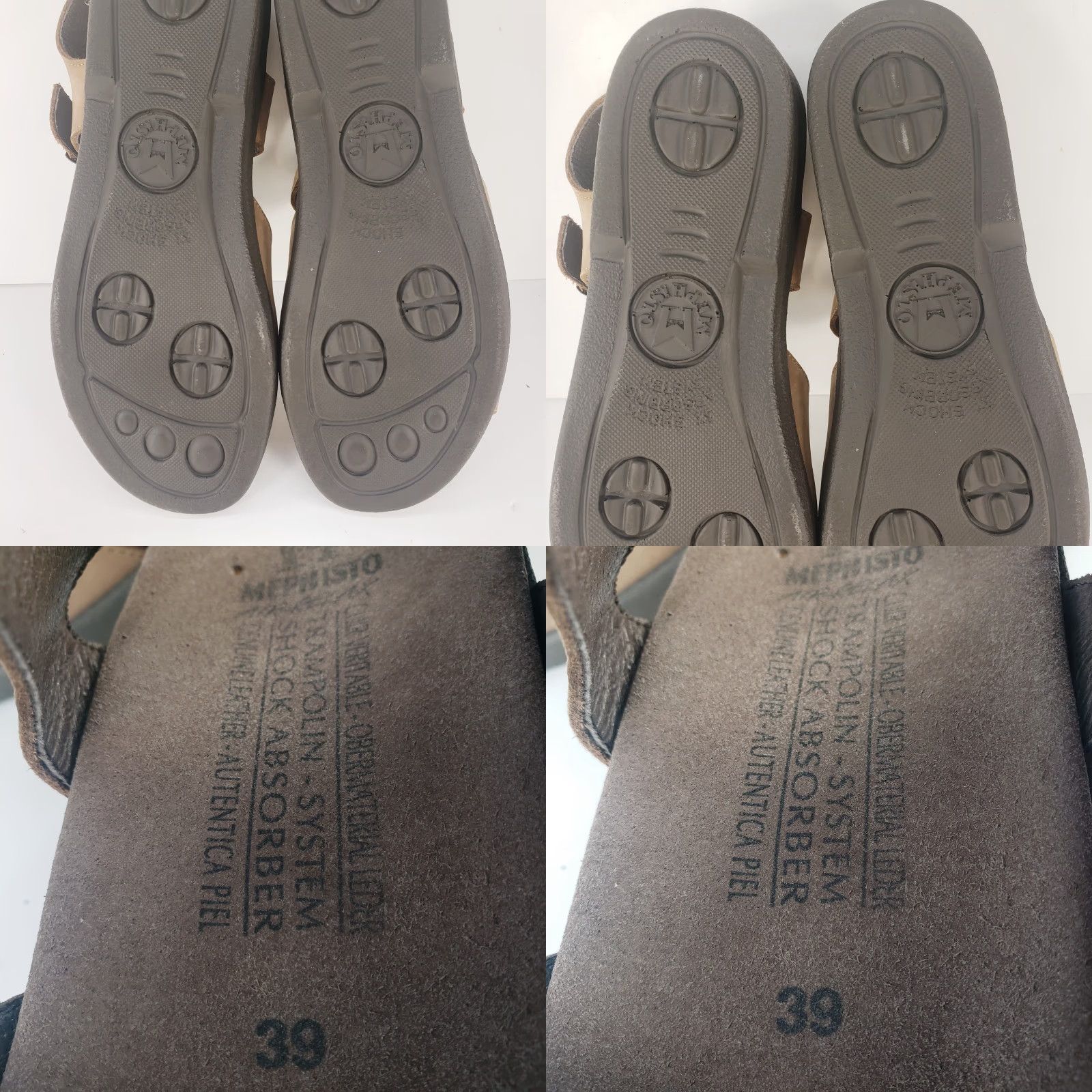 Mephisto Mephisto Sandals Suede Women's 8M EU 39 Brown Wedge Strappy Adjustable Arch Support Cushioned Breathable Size US 8 / IT 38 - 9 Thumbnail