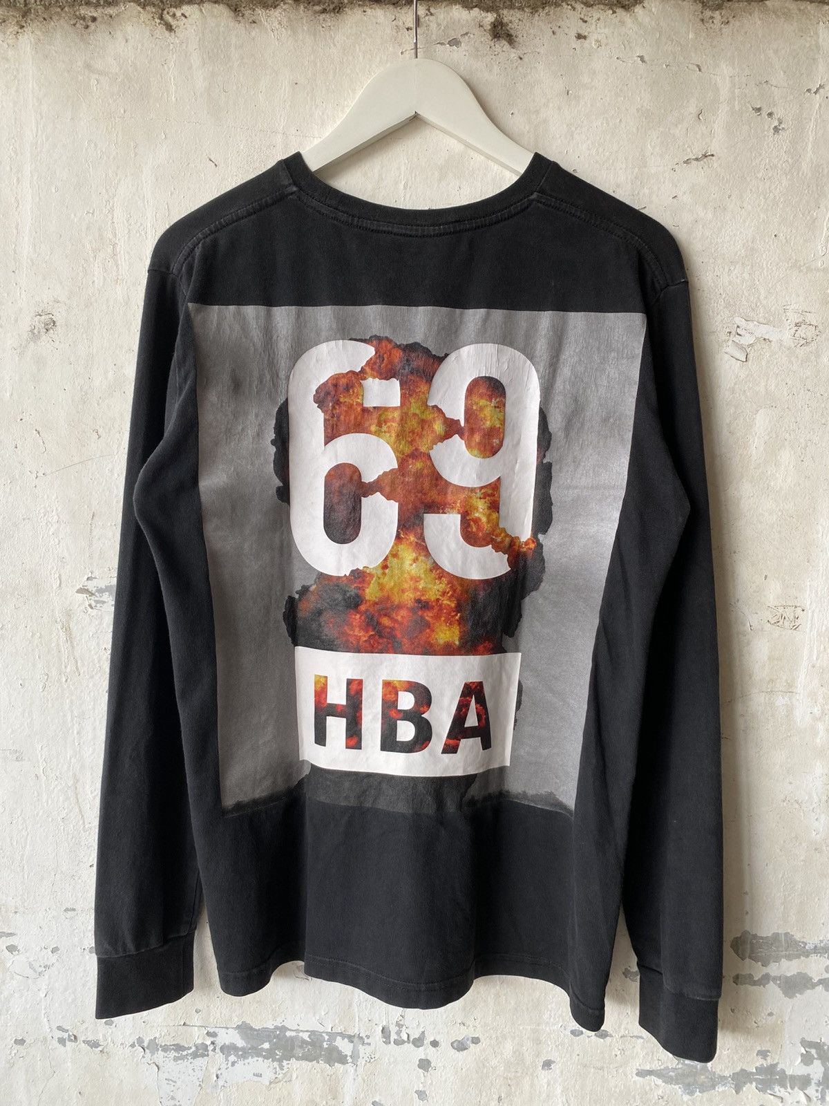 Hood By Air Hood by Air x H.R. Giger Spinal Print Longsleeve shirt