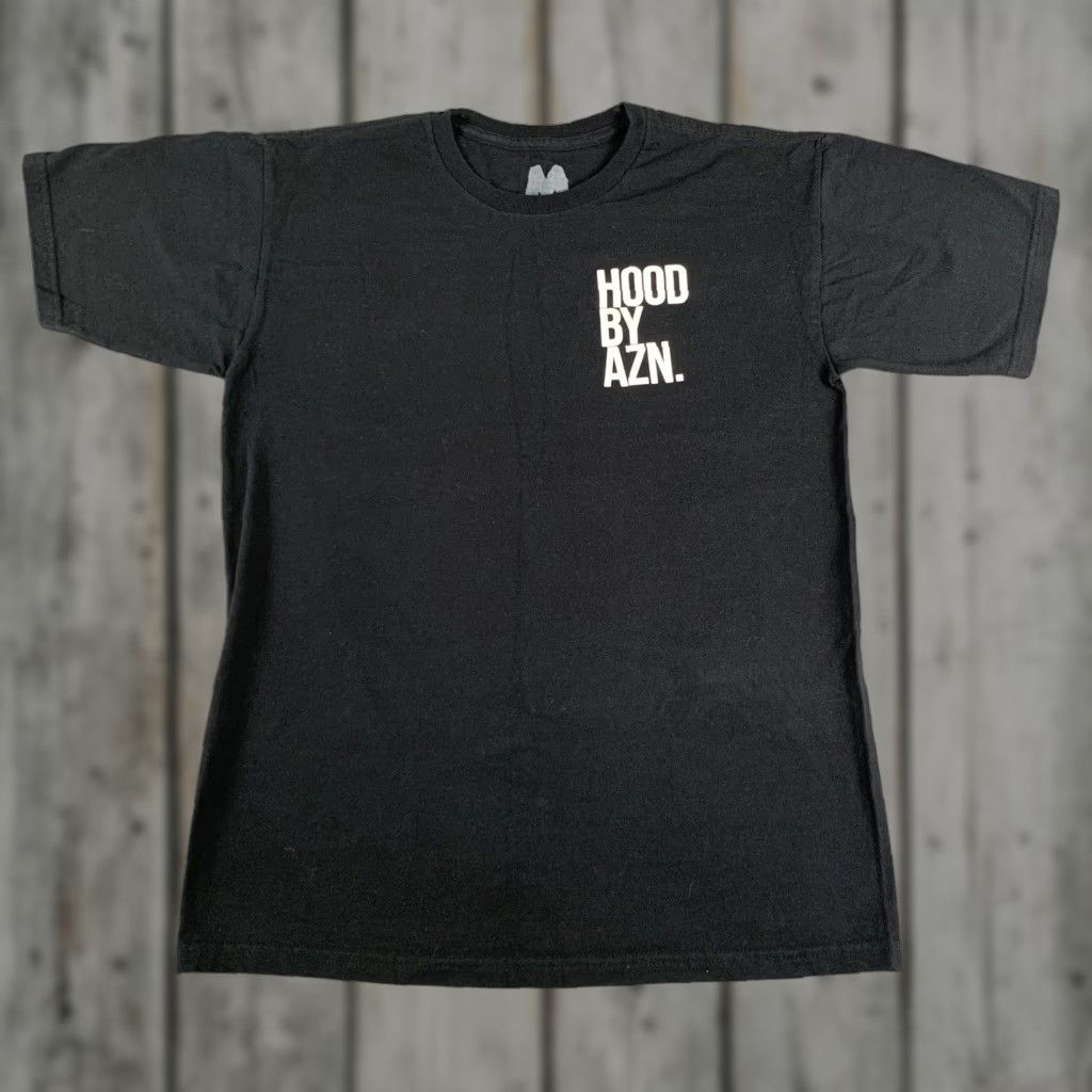 Vintage HOOD BY AZN HBA Black Short Sleeve T-Shirt Size M Logo Mens Size US M / EU 48-50 / 2 - 1 Thumbnail