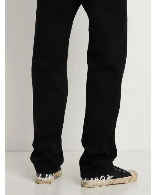 Balenciaga o1bcso1str1224 Paris High Top Graffiti Sneakers in Black Size US 10 / EU 43 - 3 Thumbnail