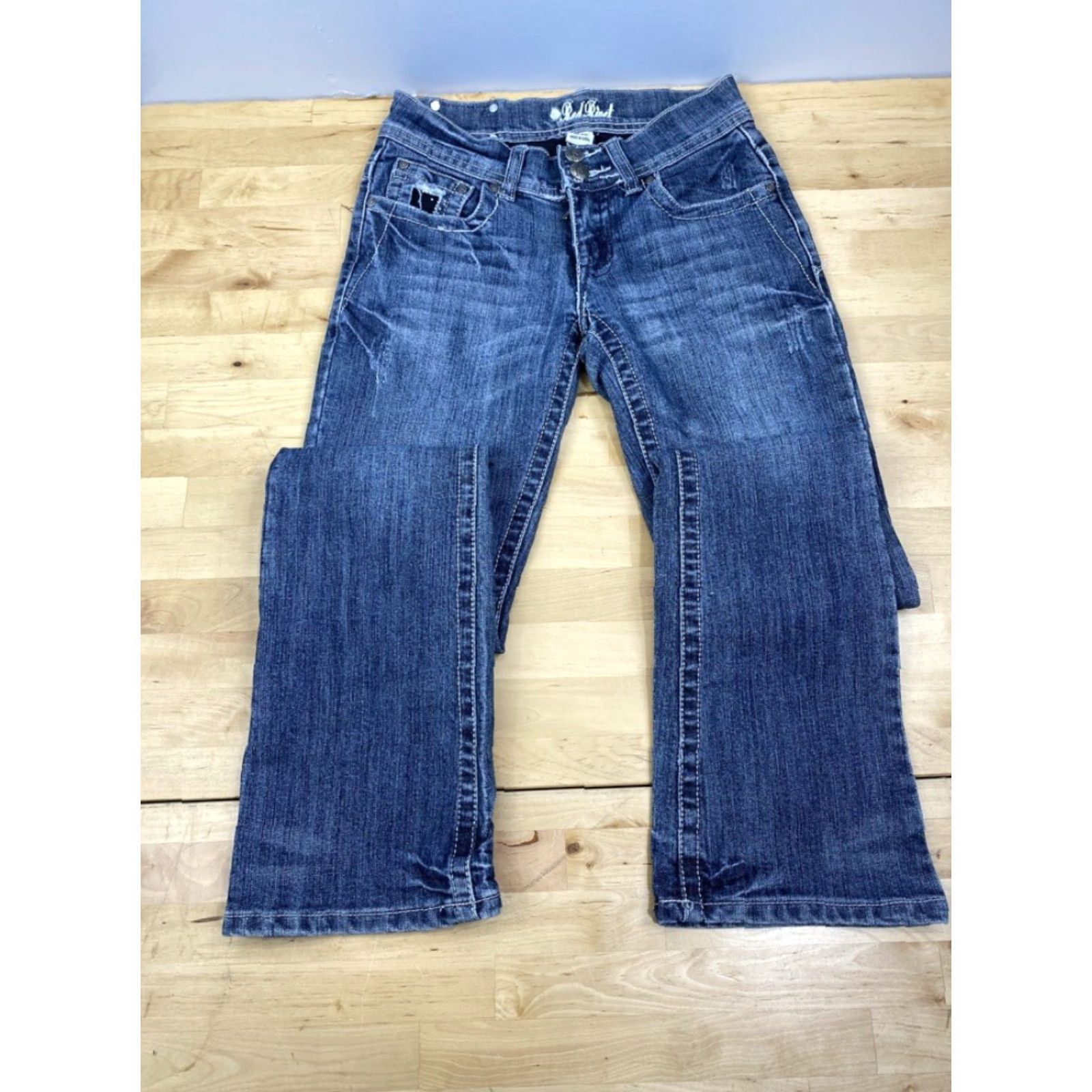 Denime **Red Rivet Denim Jeans Women's Size 3 Distress Blue** User: **Red Rivet Denim Jeans Women Size 3 Distress Blue** Size 26" / US 2 / IT 38 - 2 Thumbnail