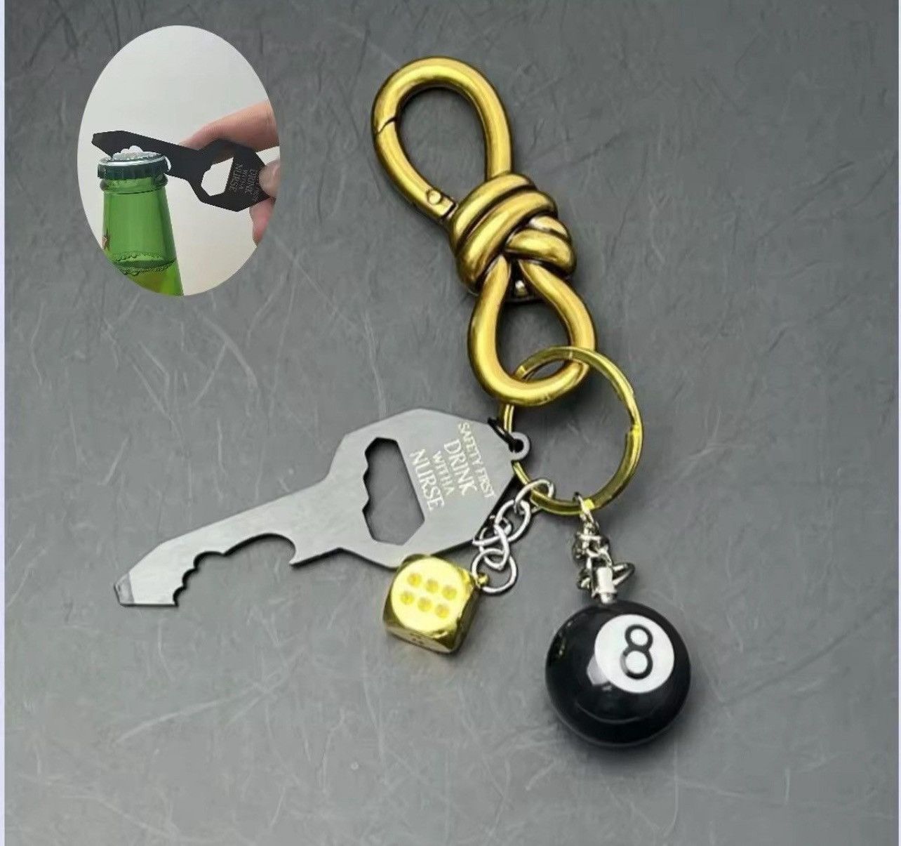 Other Jeans Carabiner Keychain Size ONE SIZE - 1 Thumbnail